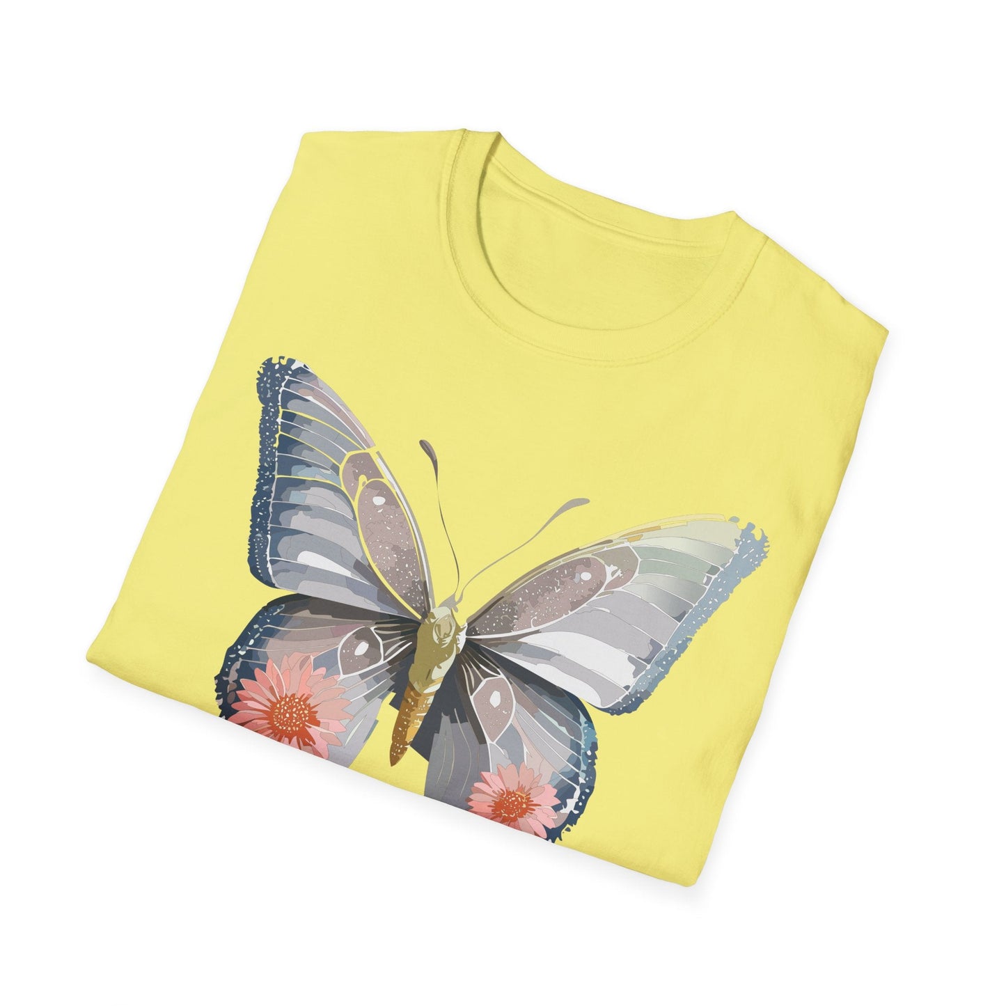 Butterfly Shirt Unisex T Shirt 100 Percent Ring Spun Cotton Softstyle Tee Monarch