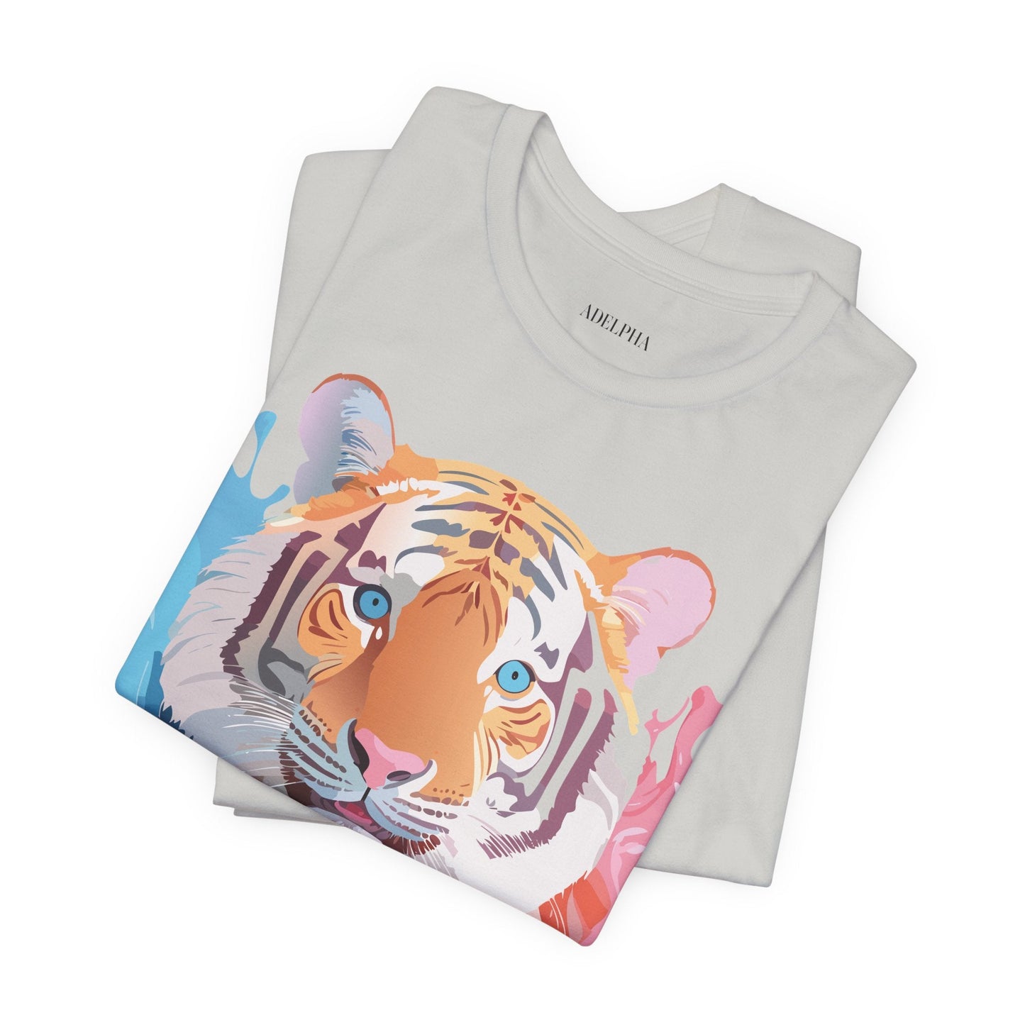 Tiger Graphic T Shirt Unisex Short Sleeve Tee By Adelpha Artwork Vintage Inspired