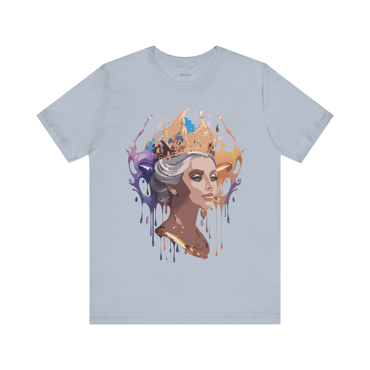 Queen Graphic Unisex Cotton Bella+Canvas Tee with Art Design m185