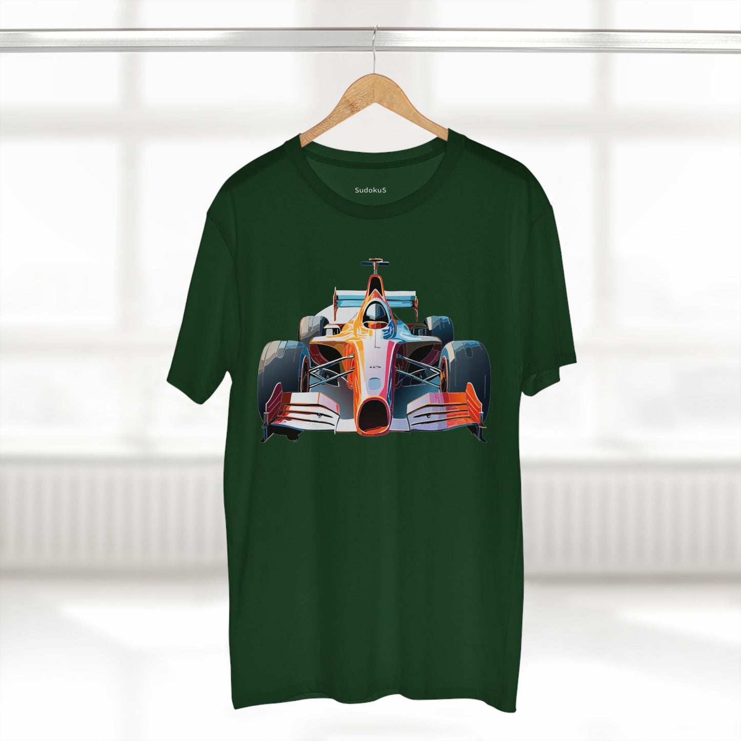 Car Graphic Unisex 100 Cotton Staple Tee 8