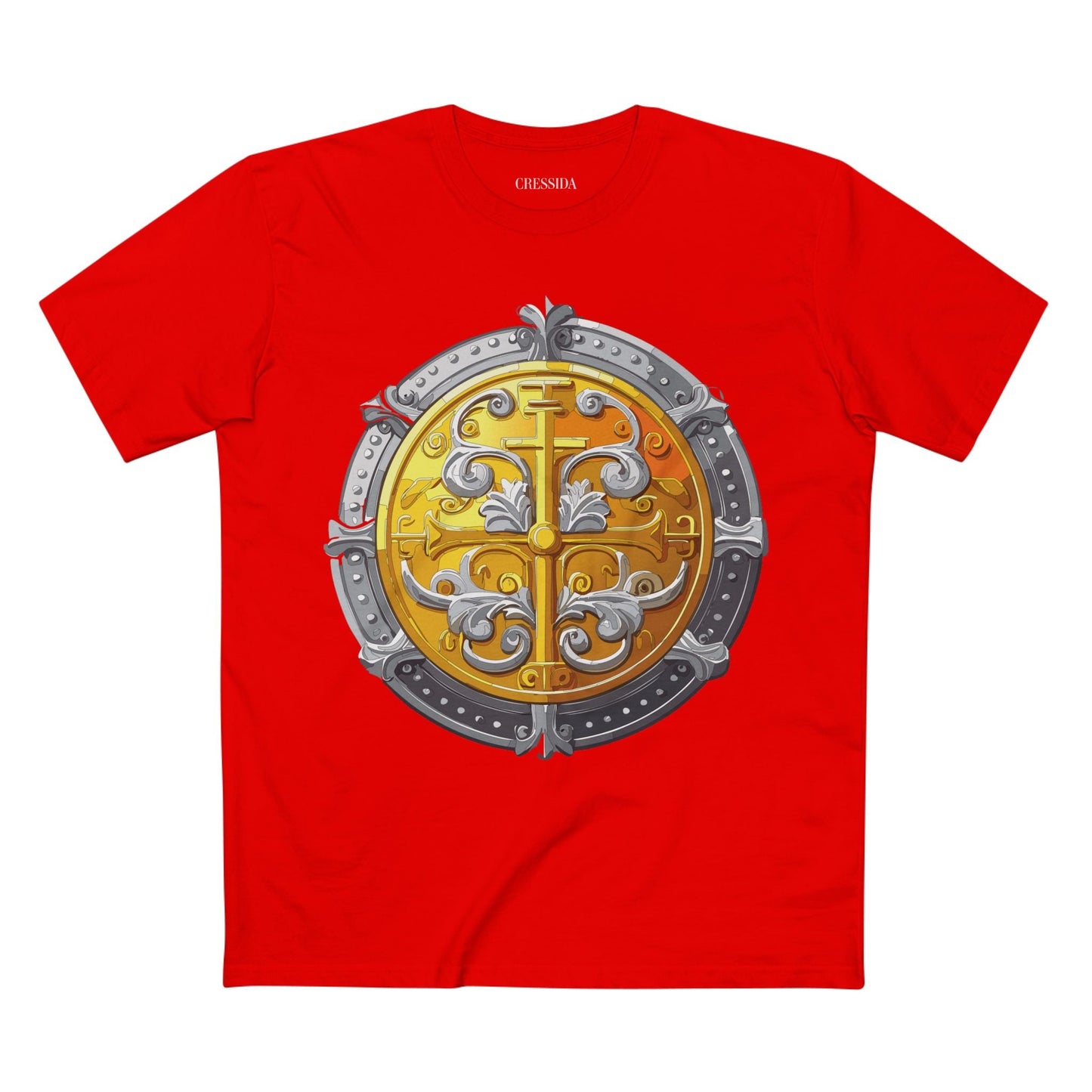 Antique Gold Coin Graphic Design T-Shirt Unisex 100 Cotton With Golden Print Artwork Tee 19