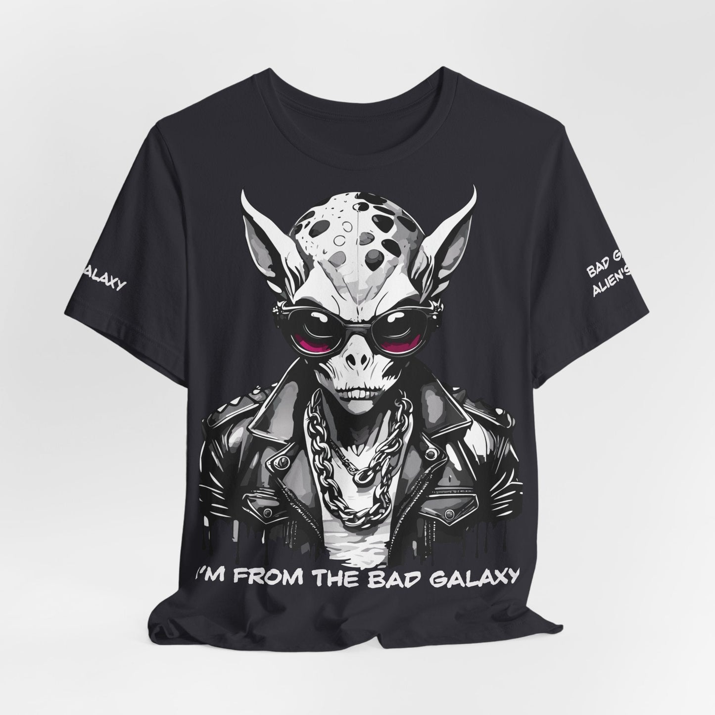 Alien Tee Shirt From Bad Galaxy Made To Order 100 Percent Cotton With Eco Friendly Inks