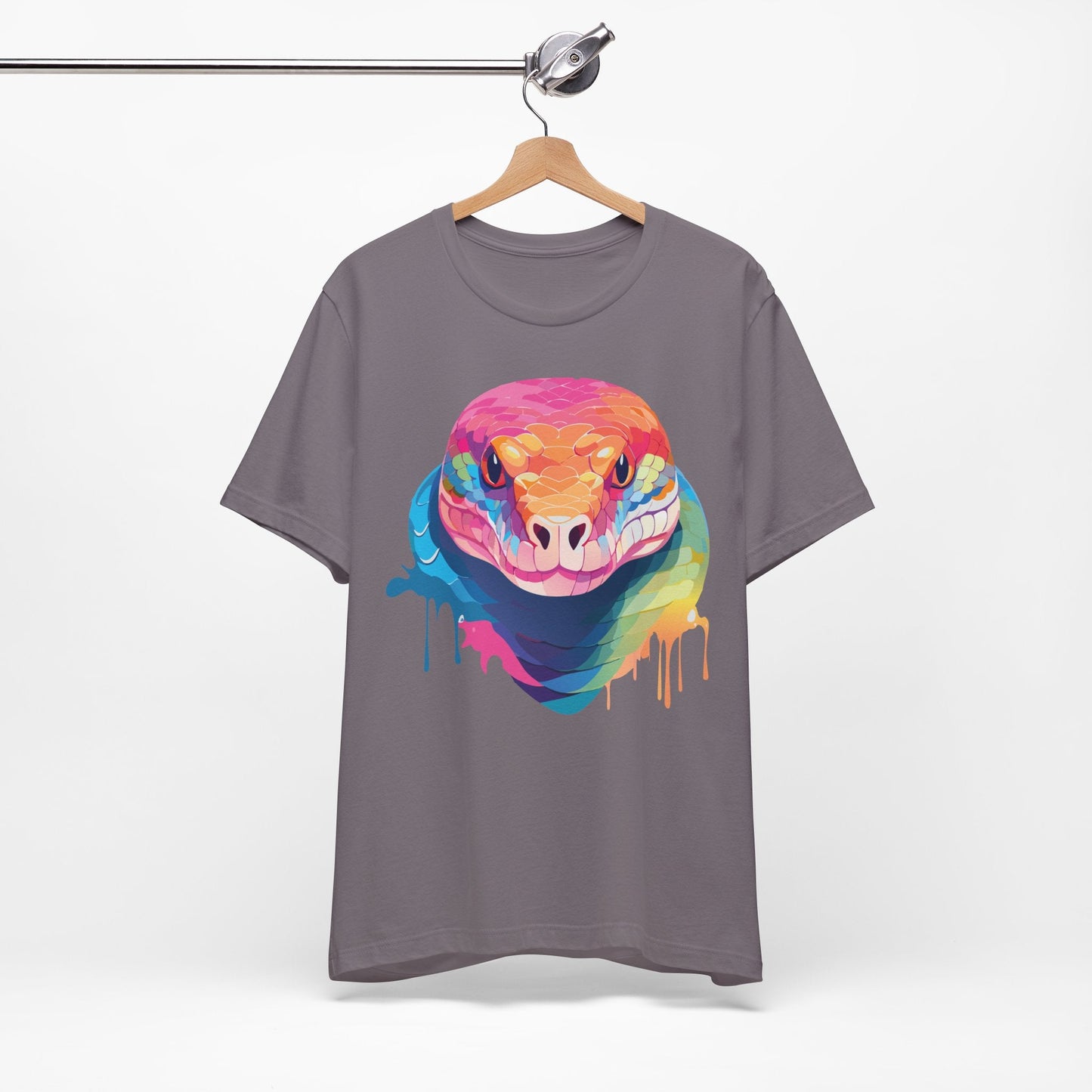 Unisex Animal Shirt With Art Design Wild Animals Graphic Print Casual Short Sleeve Tee