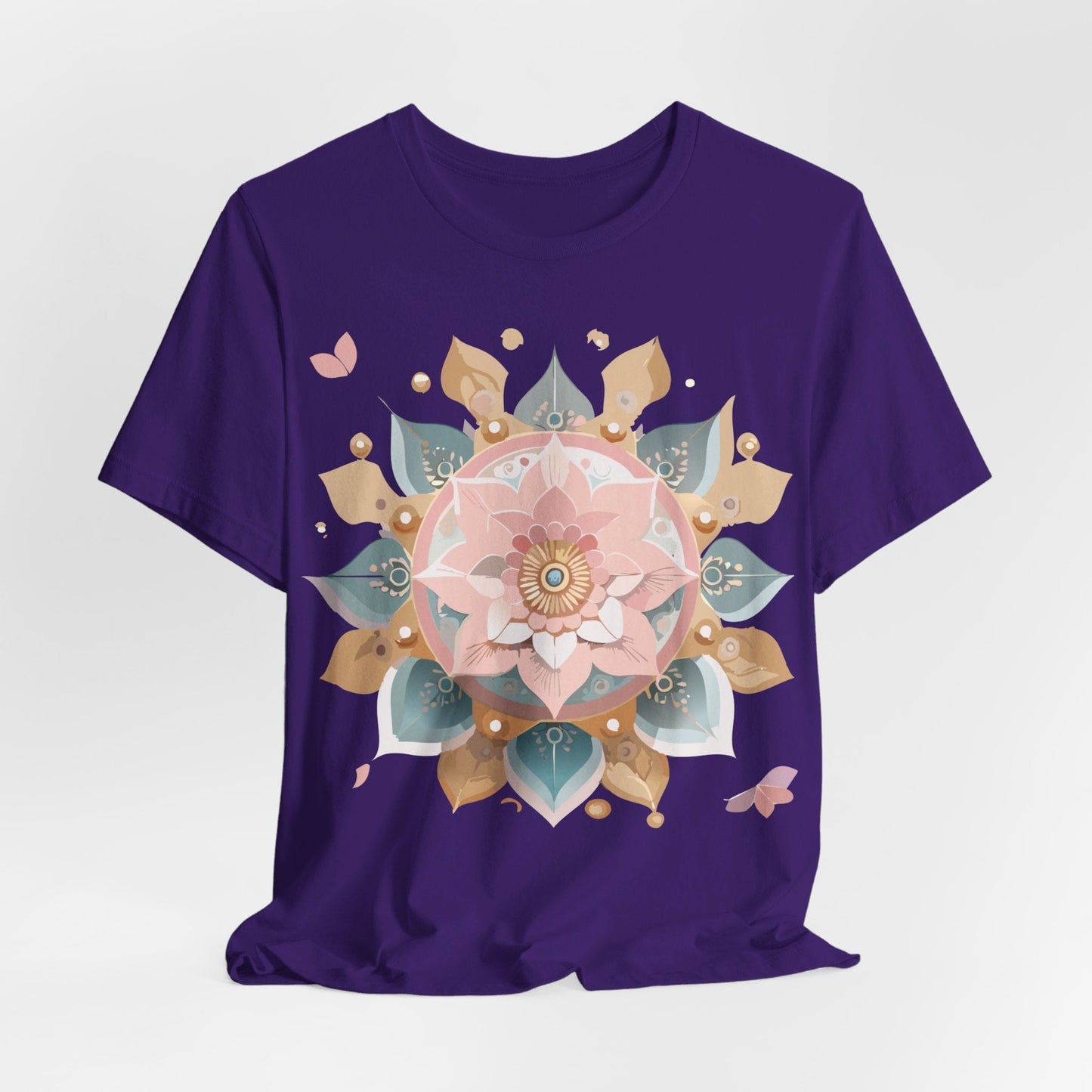Adelpha Mandala Graphic Tee Unisex Vintage Inspired Art Design Shirt Premium Comfort