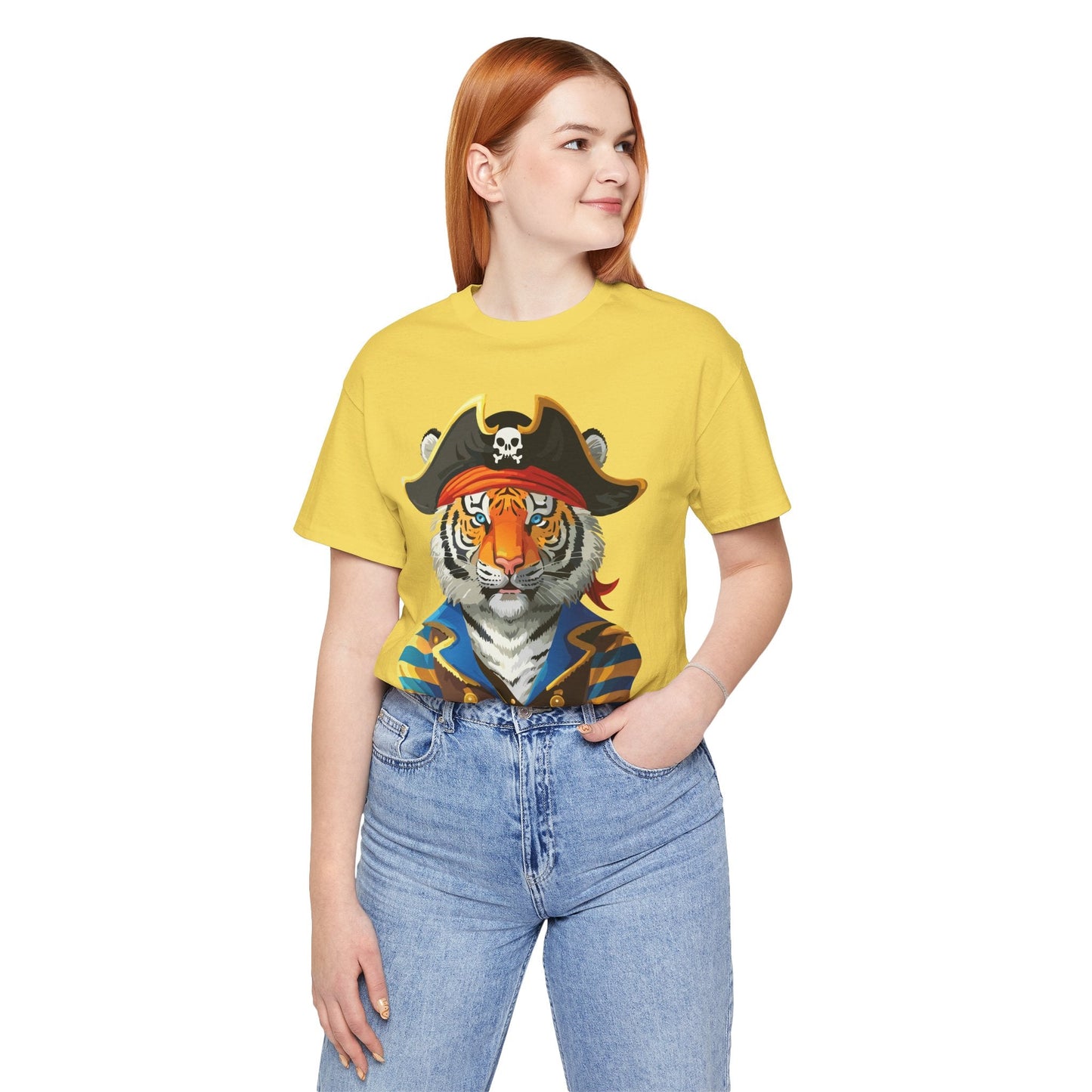 Unisex Animal Tee Shirt Art Design With Wild Animals Gildan Softstyle Cotton T Shirt