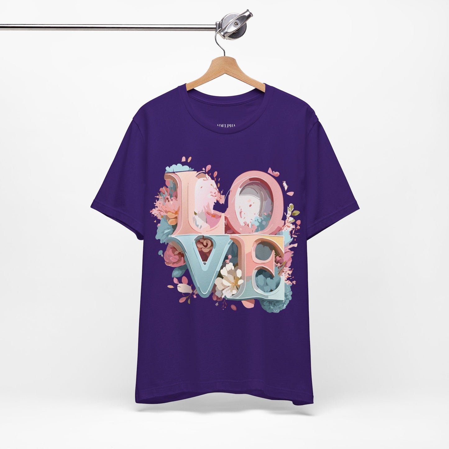 Valentine Graphic T Shirt Unisex Jersey Short Sleeve With Vintage Inspired Artwork By Adelpha