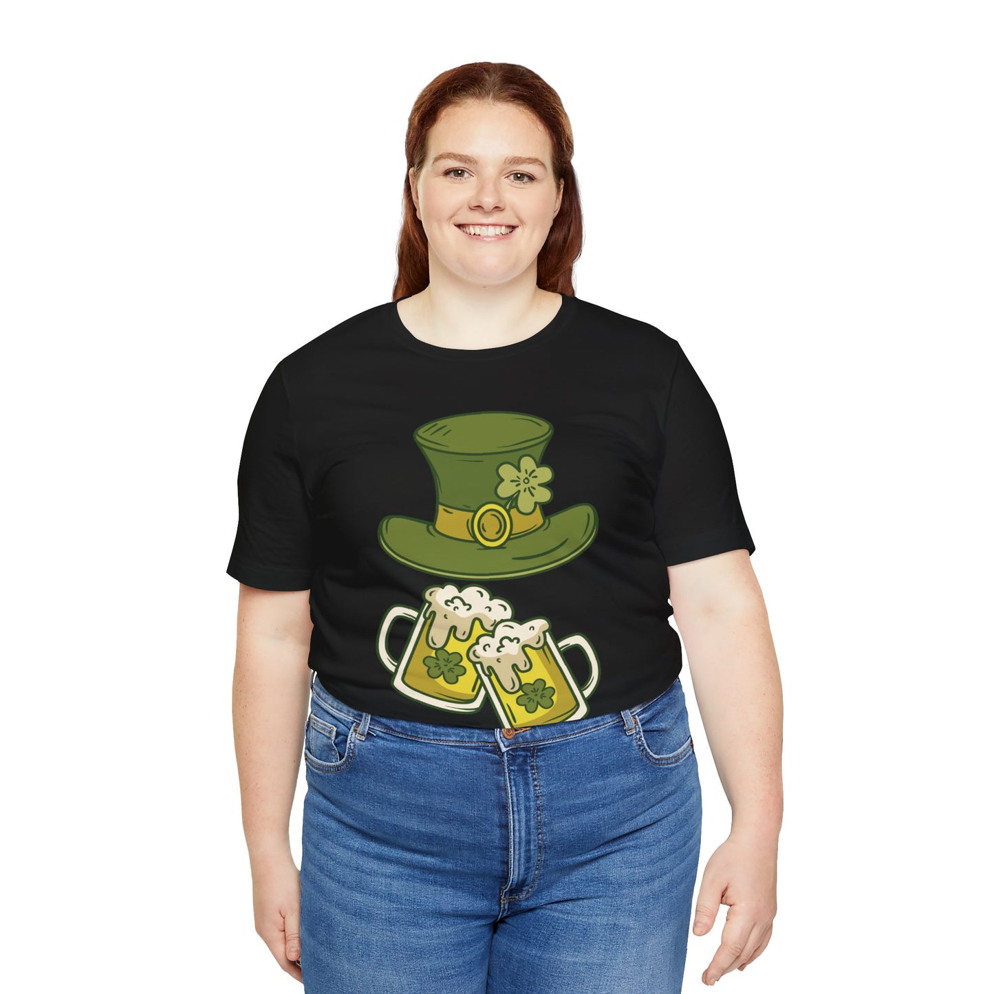 Unisex Cotton Tee Shirt with Lucky Prints