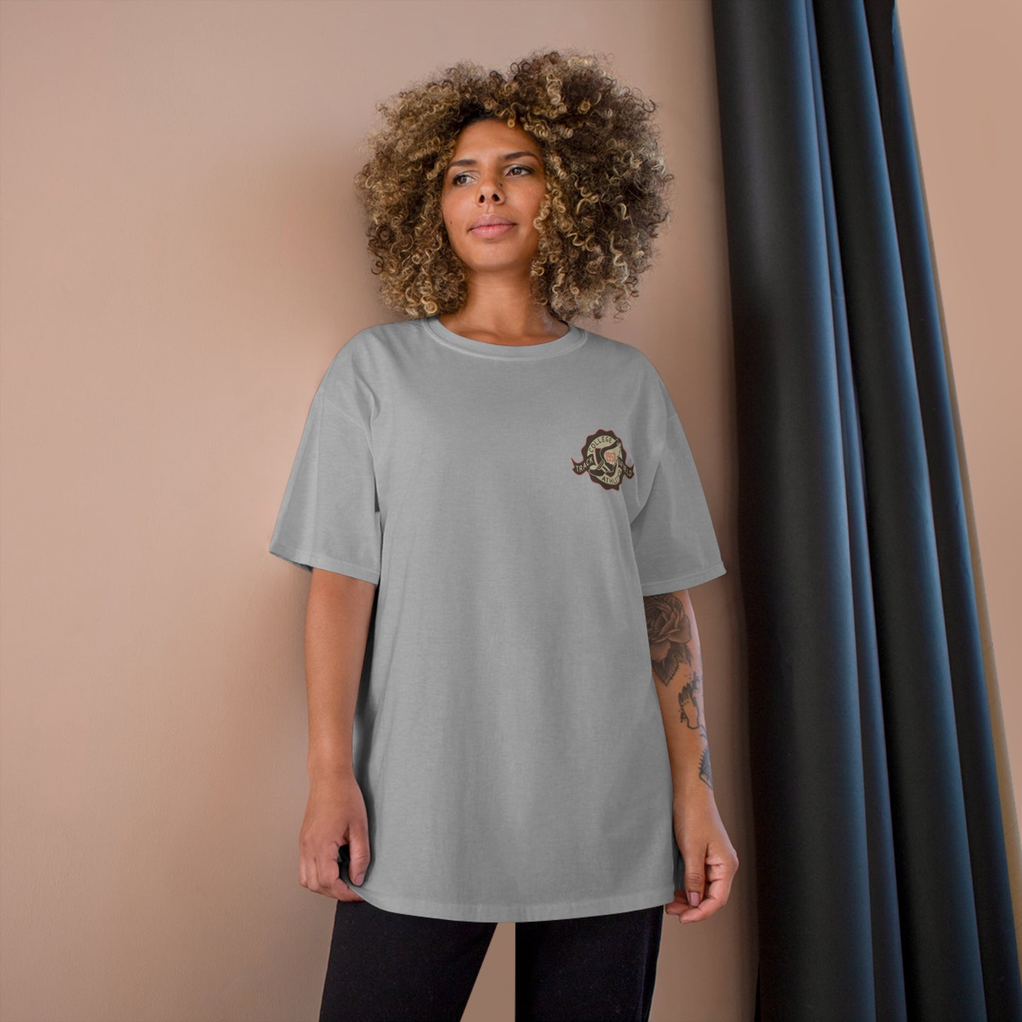 Champion Unisex-T-Shirt mit Sportlogo