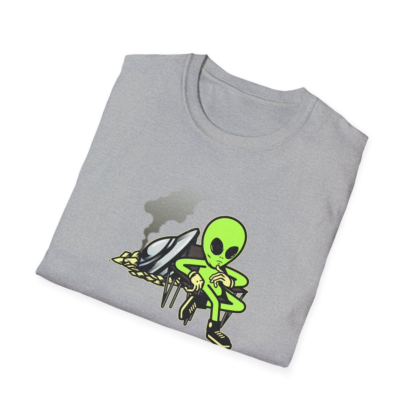 Funny T Shirts UFO Tees Funny Aliens Shirt  14