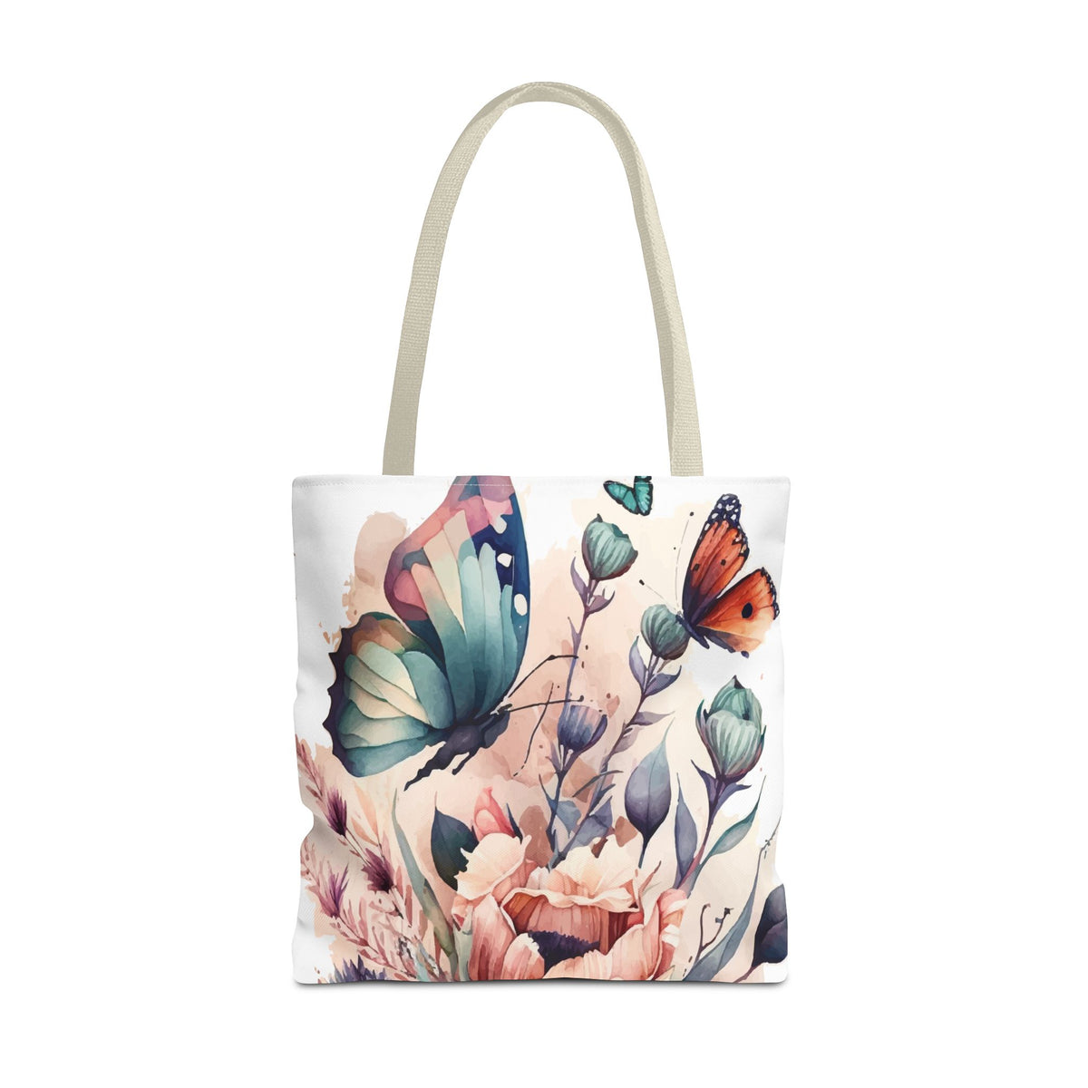 Bolsa con estampado de mariposas 