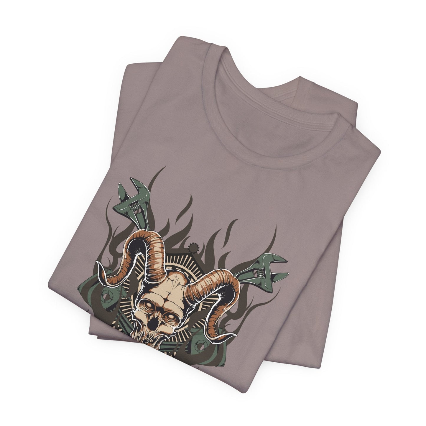 Gothic Skull Graphic Design Unisex Cotton Tee Art-49