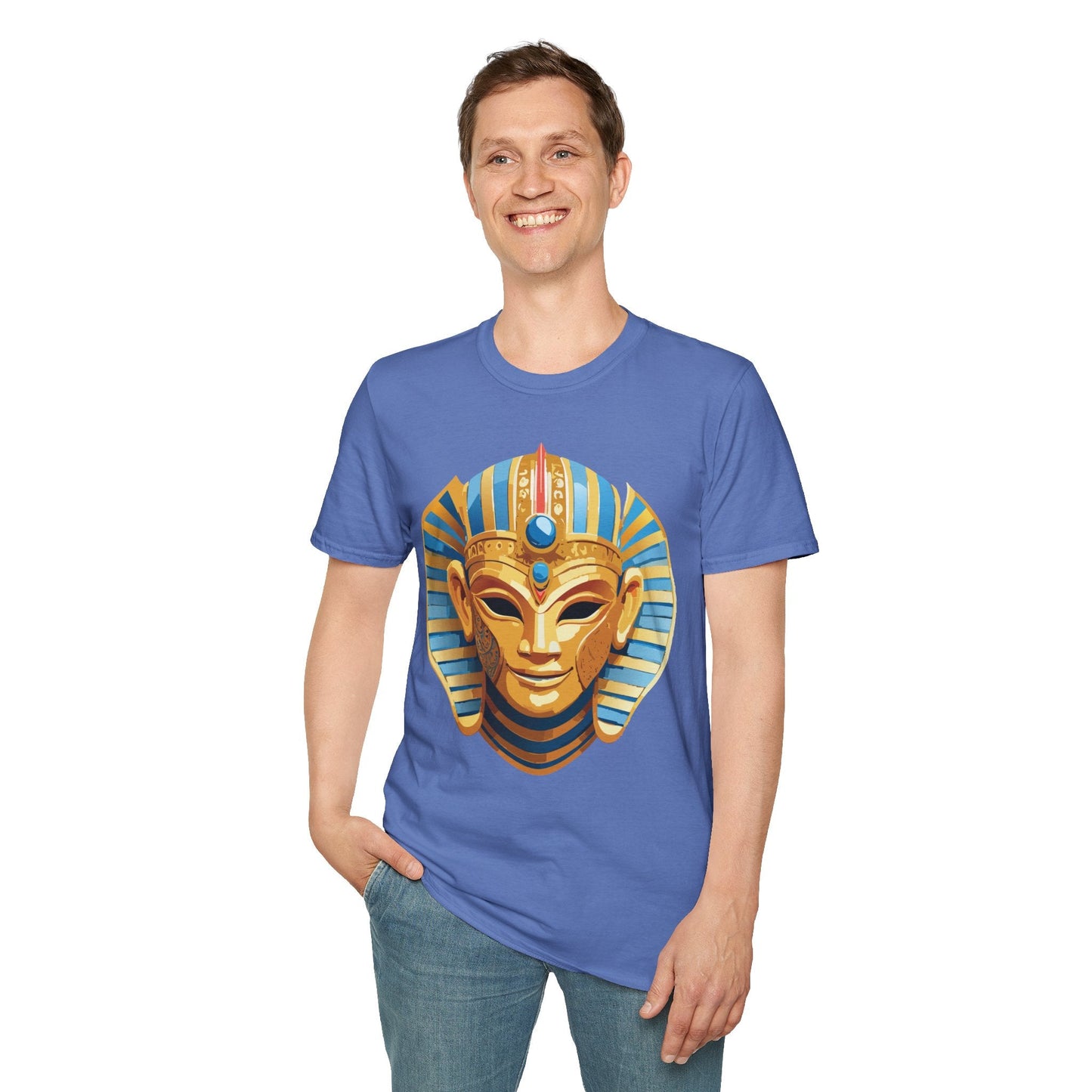 Mask Graphic Unisex Cotton Masquerade Design Artwork Tee 23