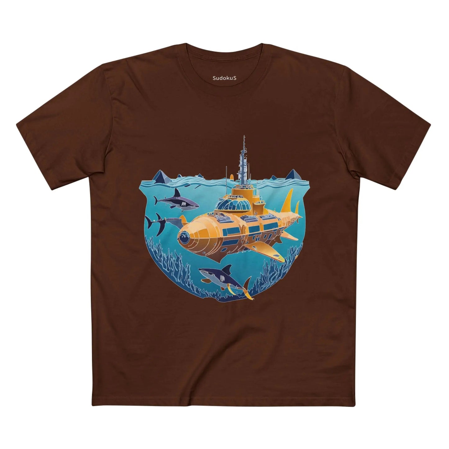 Ocean Coast Graphic Unisex 100 Cotton Staple Tee 16