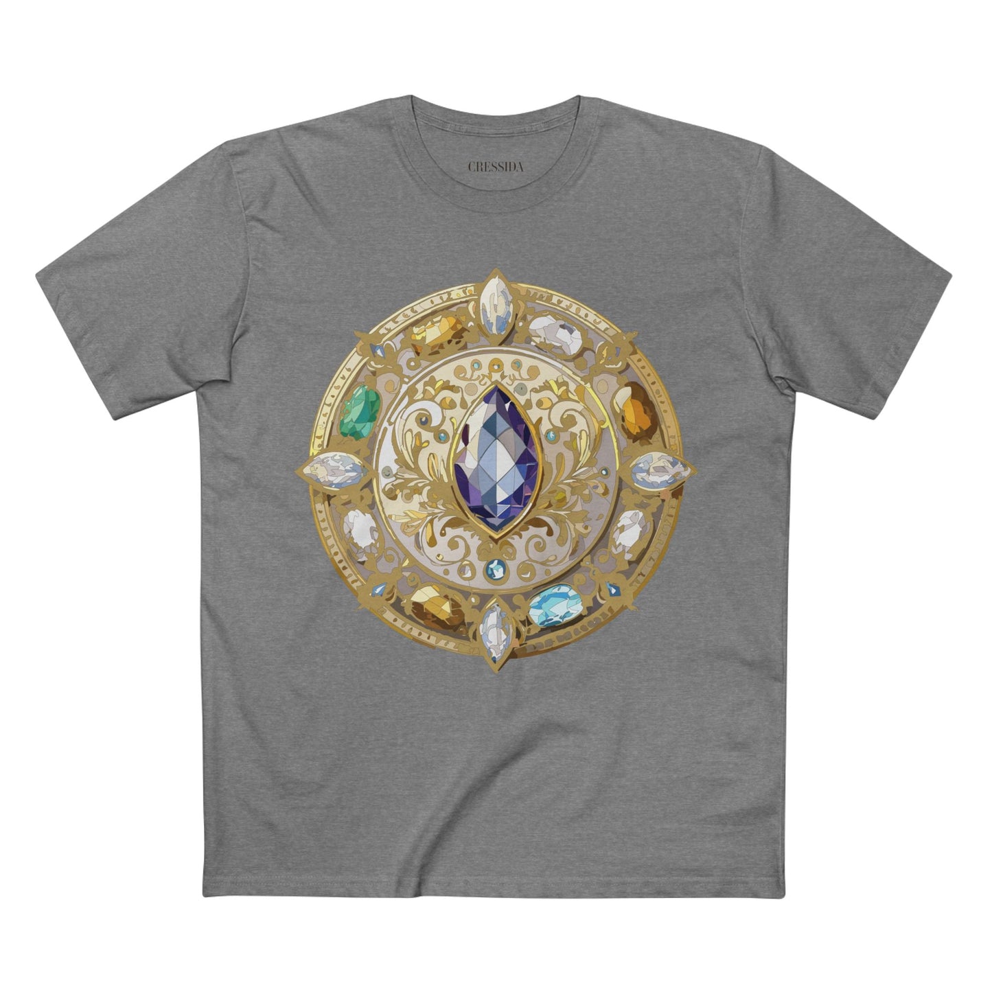 Medallion Graphic T-Shirt Unisex 100 Cotton With Gold Art Design Medal Tee 16