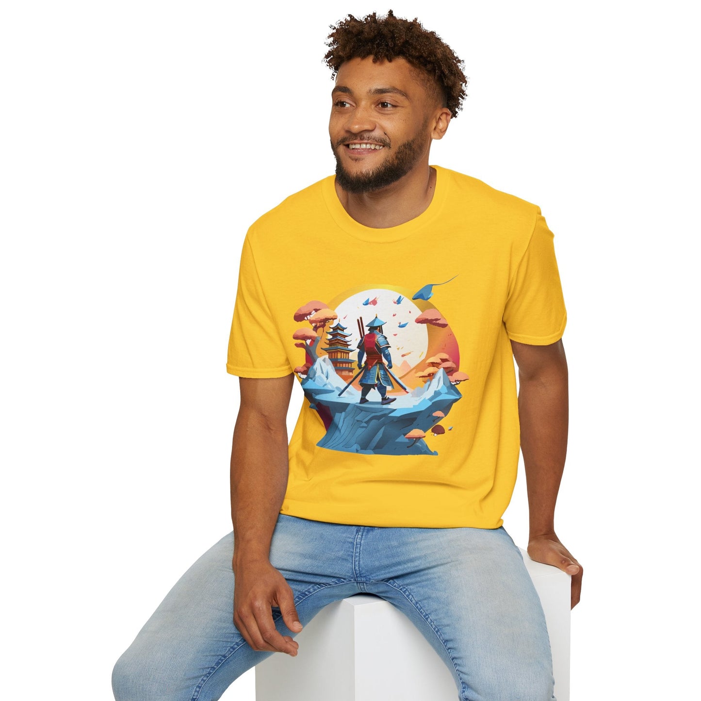Samurai Shirt Unisex T Shirt Softstyle 64000 Gildan Tee For Everyday Comfort Durable Breathable