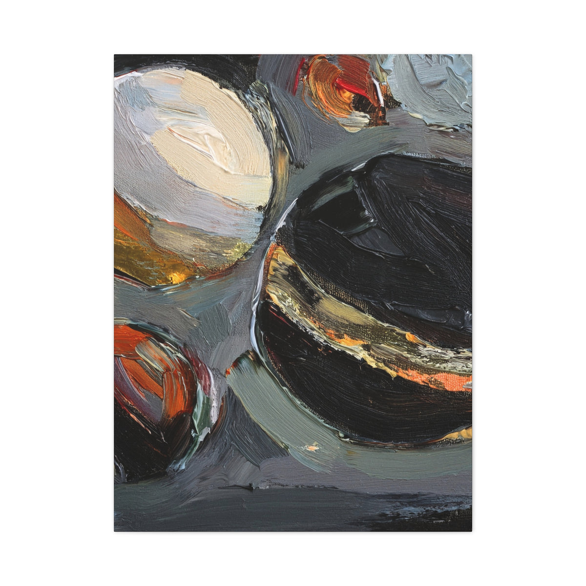 Abstract Oil Painting Print Canvas 20x24,20x30,24x30 24x32,24x36,30x40 32x48,36x48,40x60 Pine-Wood Inner Frame ABS-71