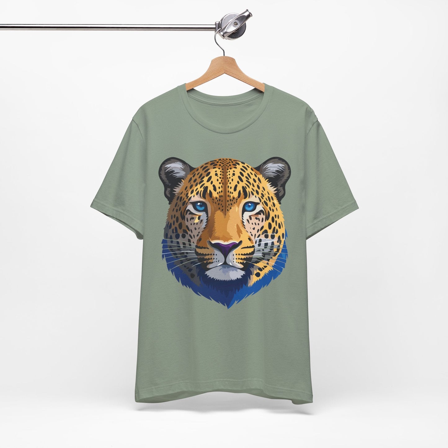 Unisex Animal Graphic Tee Shirt With Wildlife Art Design For Everyday Comfort Short Sleeve