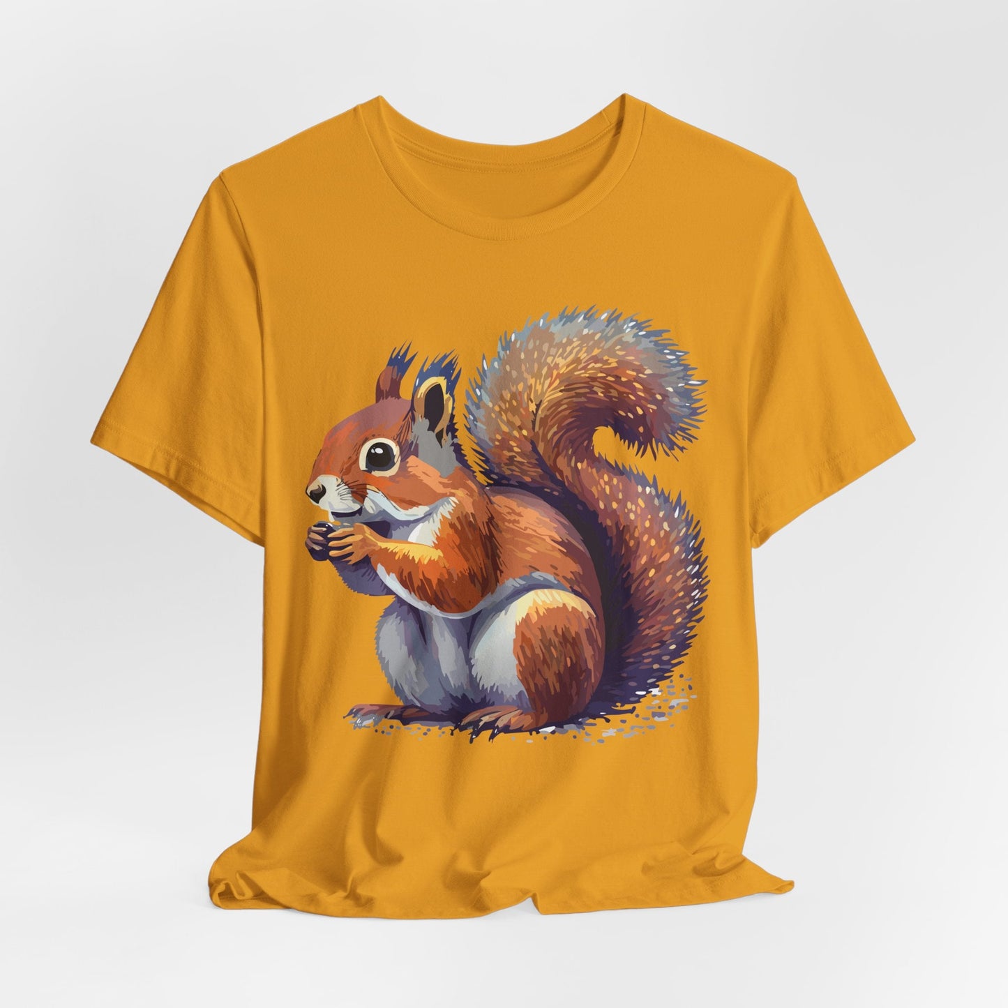 Unisex Animal Print Tee Shirt With Wild Animals Artwork Gildan Softstyle 64000 Cotton