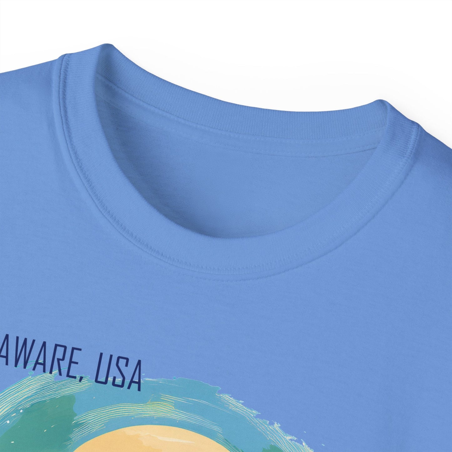 Delaware Graphic Unisex Cotton T‑Shirt 1