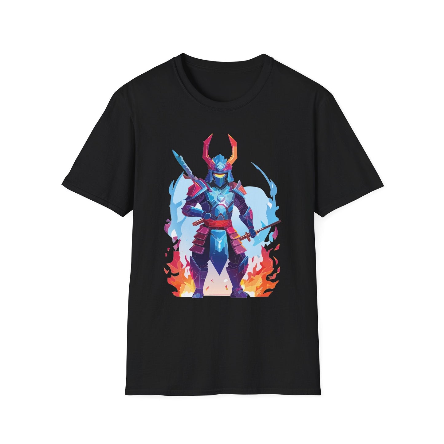 Samurai Shirt Unisex T Shirt 100 Percent Ring Spun Cotton Softstyle Tee Gildan 64000