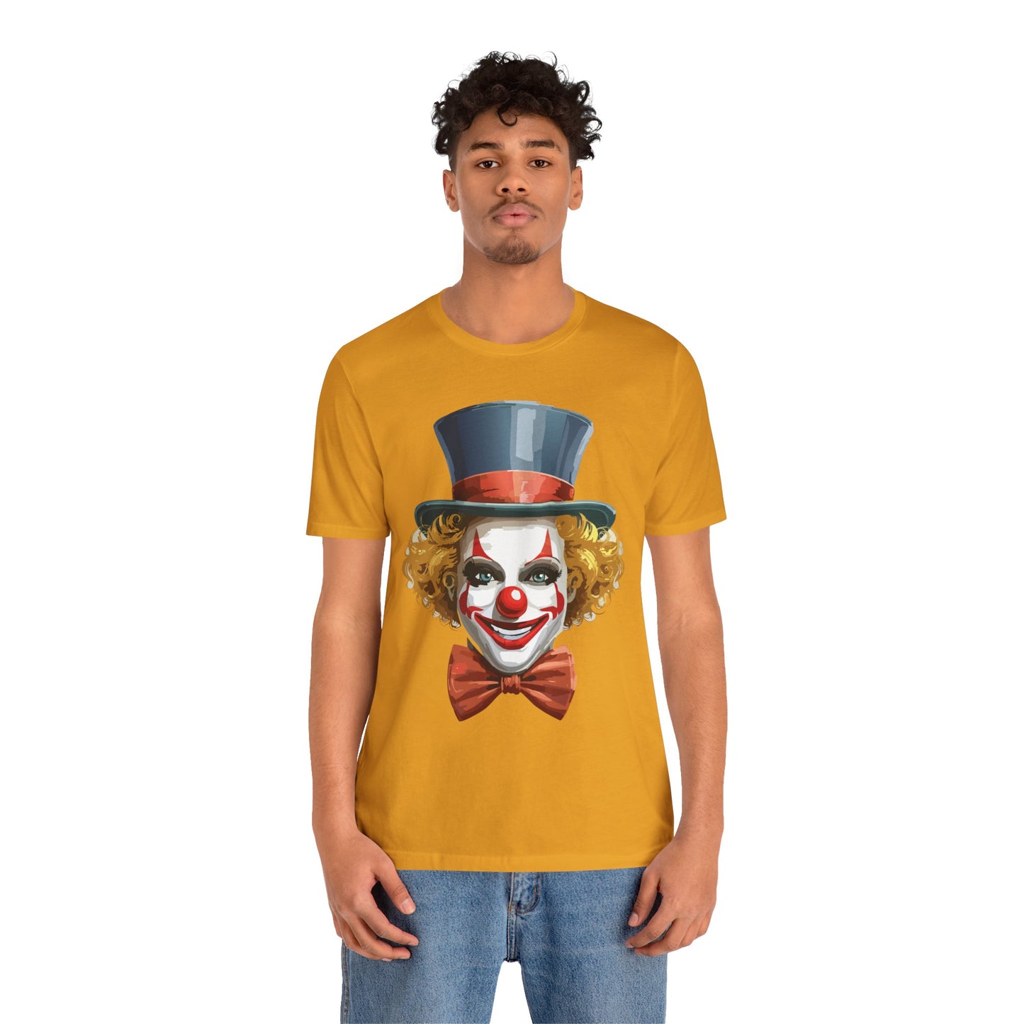 Clown Shirt, Funny Shirt, T-Shirt with Clown, Funny Art Design Tee, Circus Tees, Circus T-Shirt, Unisex Humor Wear 11