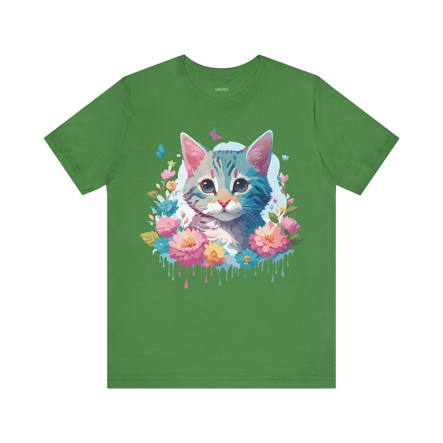 Cat Graphic Tee Unisex Jersey Short Sleeve Shirt Adelpha Art Design