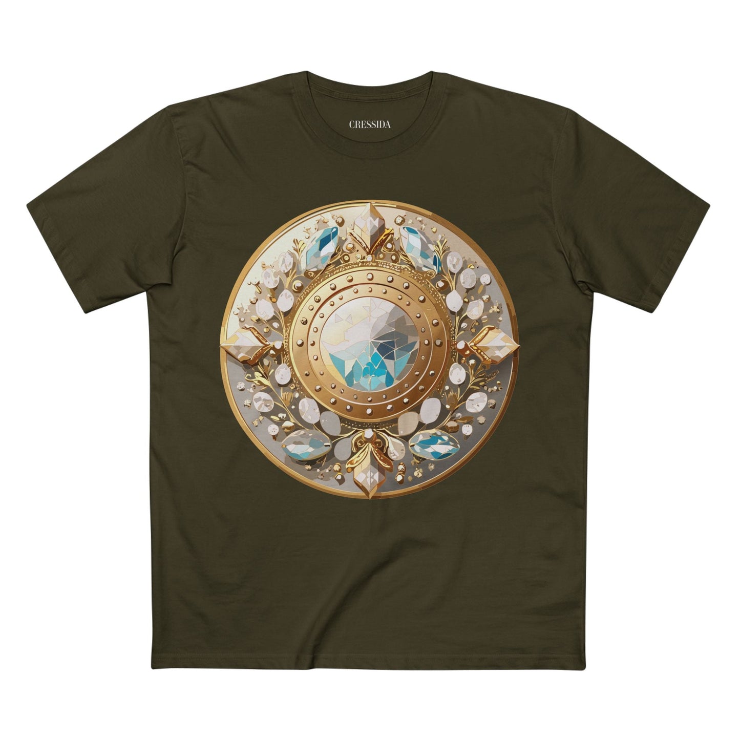Medallion Graphic T-Shirt Unisex 100 Cotton With Gold Art Design Medal Tee 19