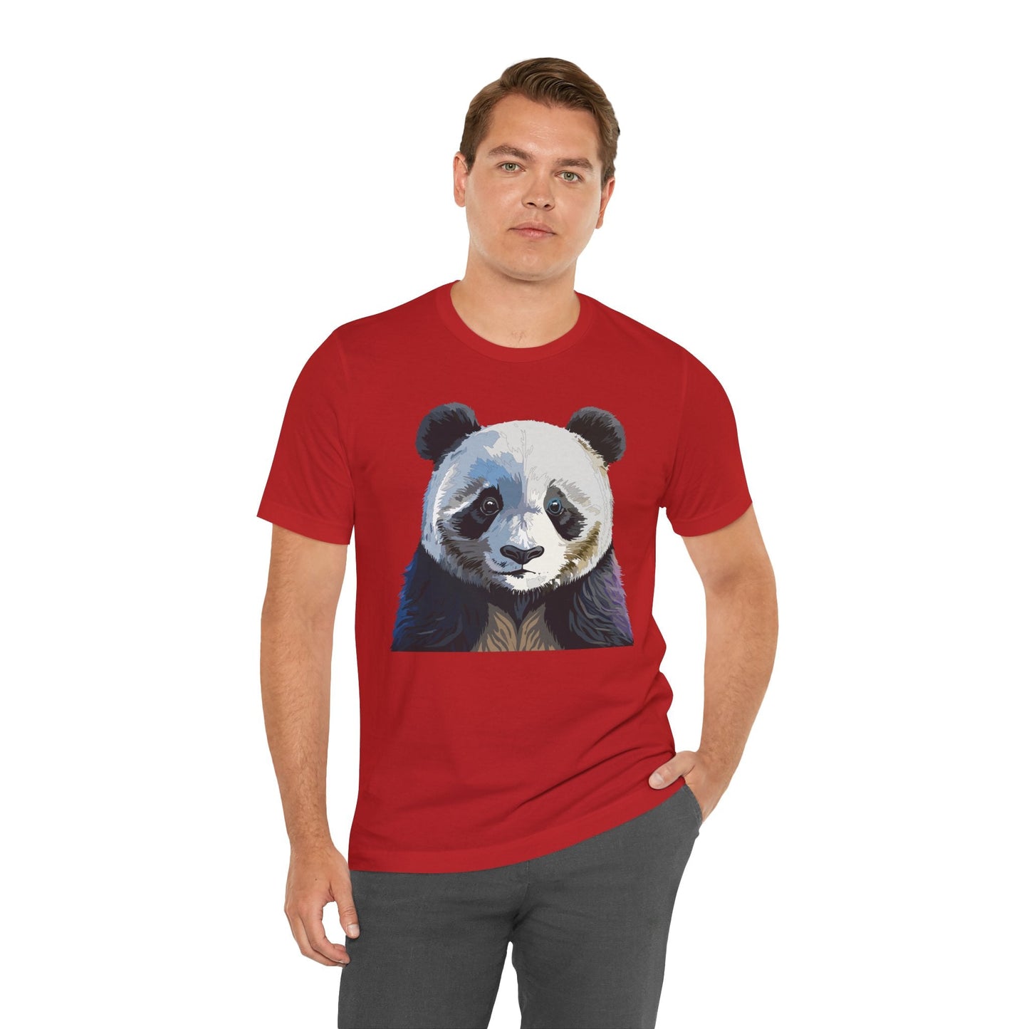 Unisex Animal Graphic Art Tee Shirt Softstyle Cotton Gildan 64000 Wild Animals Design