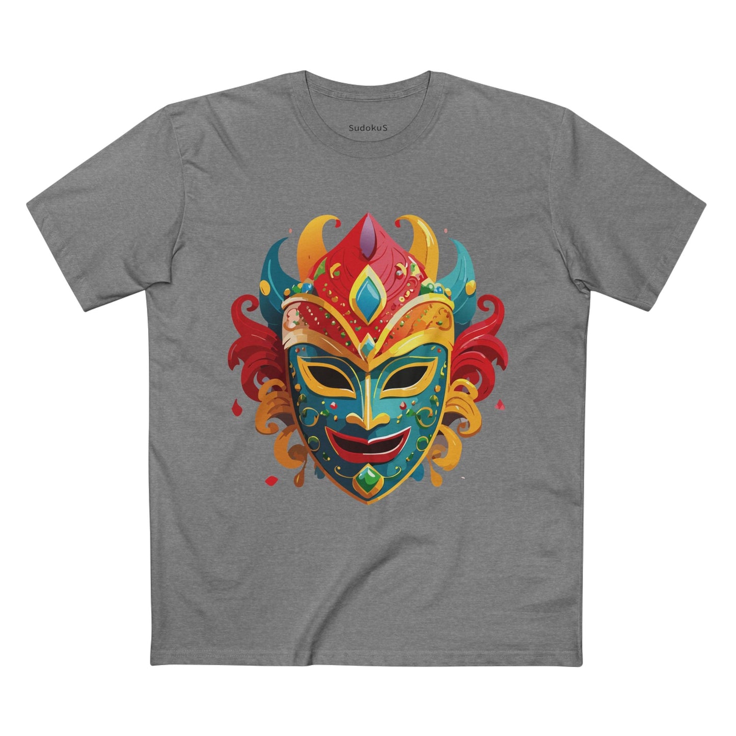 Mask Graphic Unisex 100 Cotton Staple Tee 22