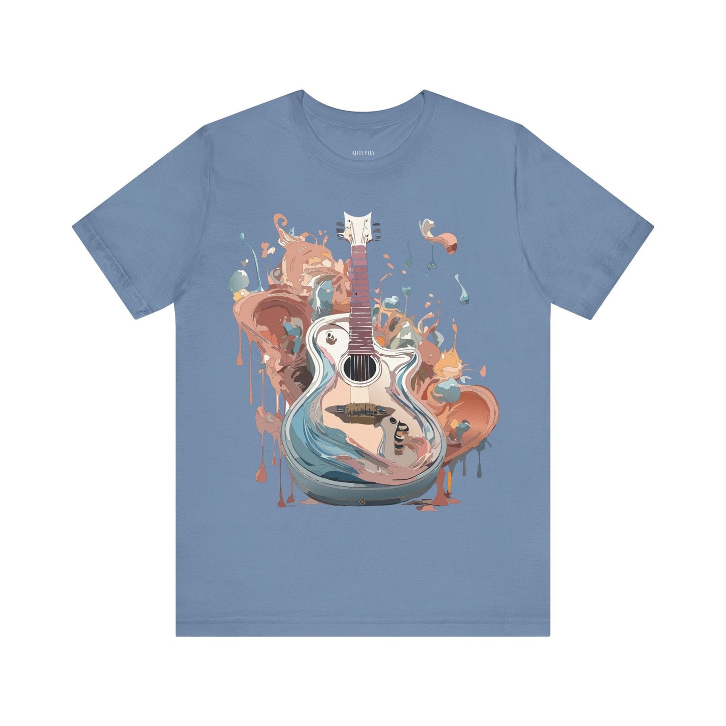 Adelpha Music Graphic Tee for Men and Women Unisex Vintage Inspired Artwork Tee Premium