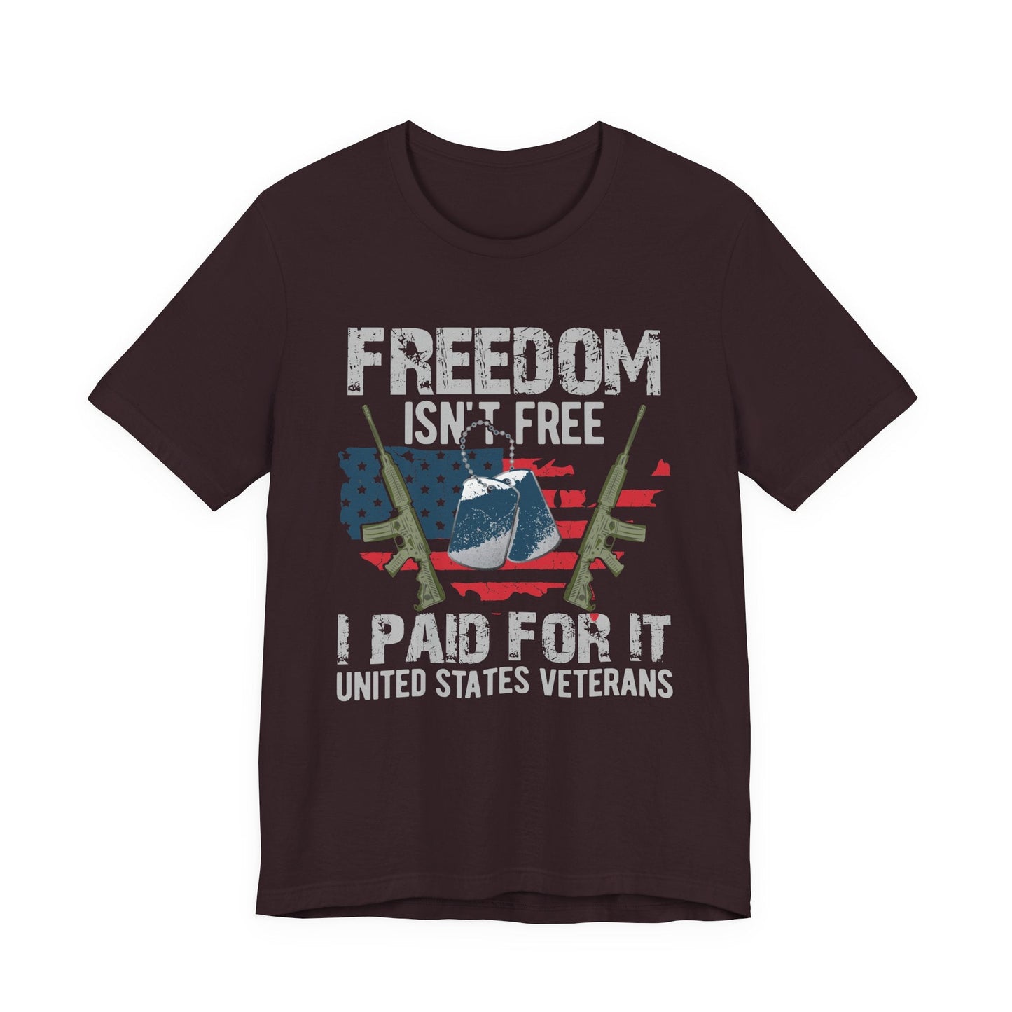 Army Veteran Patriotic Graphic Design Unisex Cotton T-Shirt v20