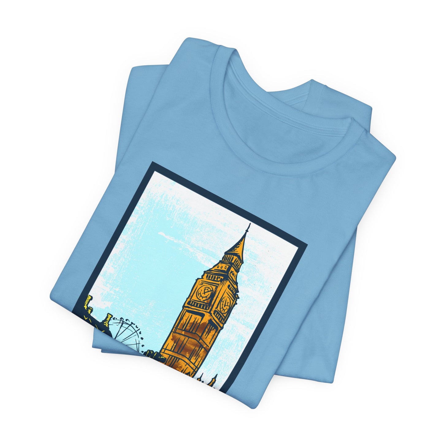 Retro Poster London Graphic Design Tee, London Shirt, Vintage Tees, Art Design T-Shirt, Graphic Tee, Retro Art Shirts