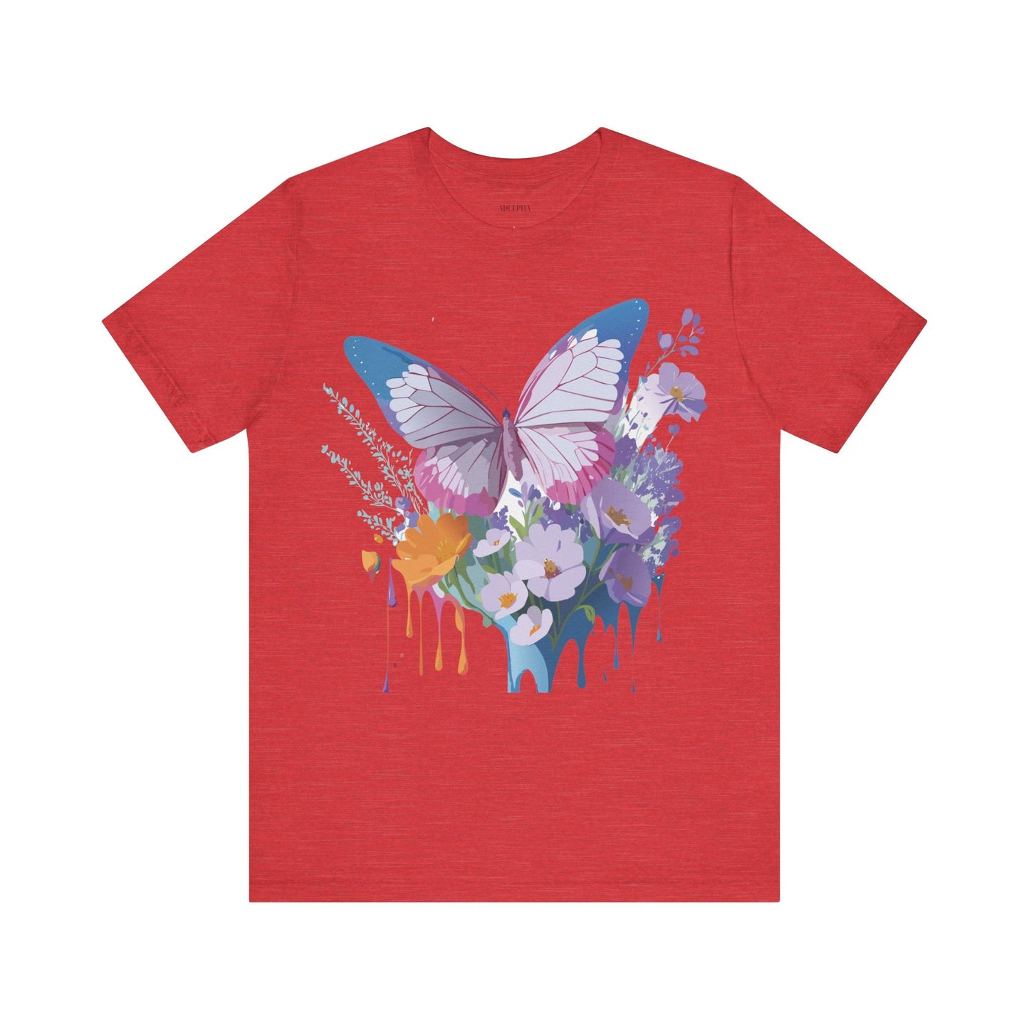 Unisex Butterfly Graphic Tee Adelpha Art Design Vintage Inspired Jersey Tee