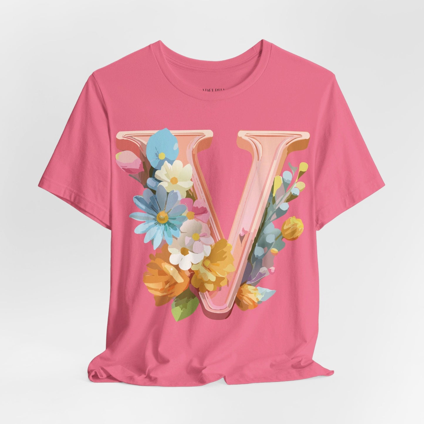 Letter V Shirt Unisex Graphic Tee With Vintage Inspired Artwork From Adelpha Official Edition
