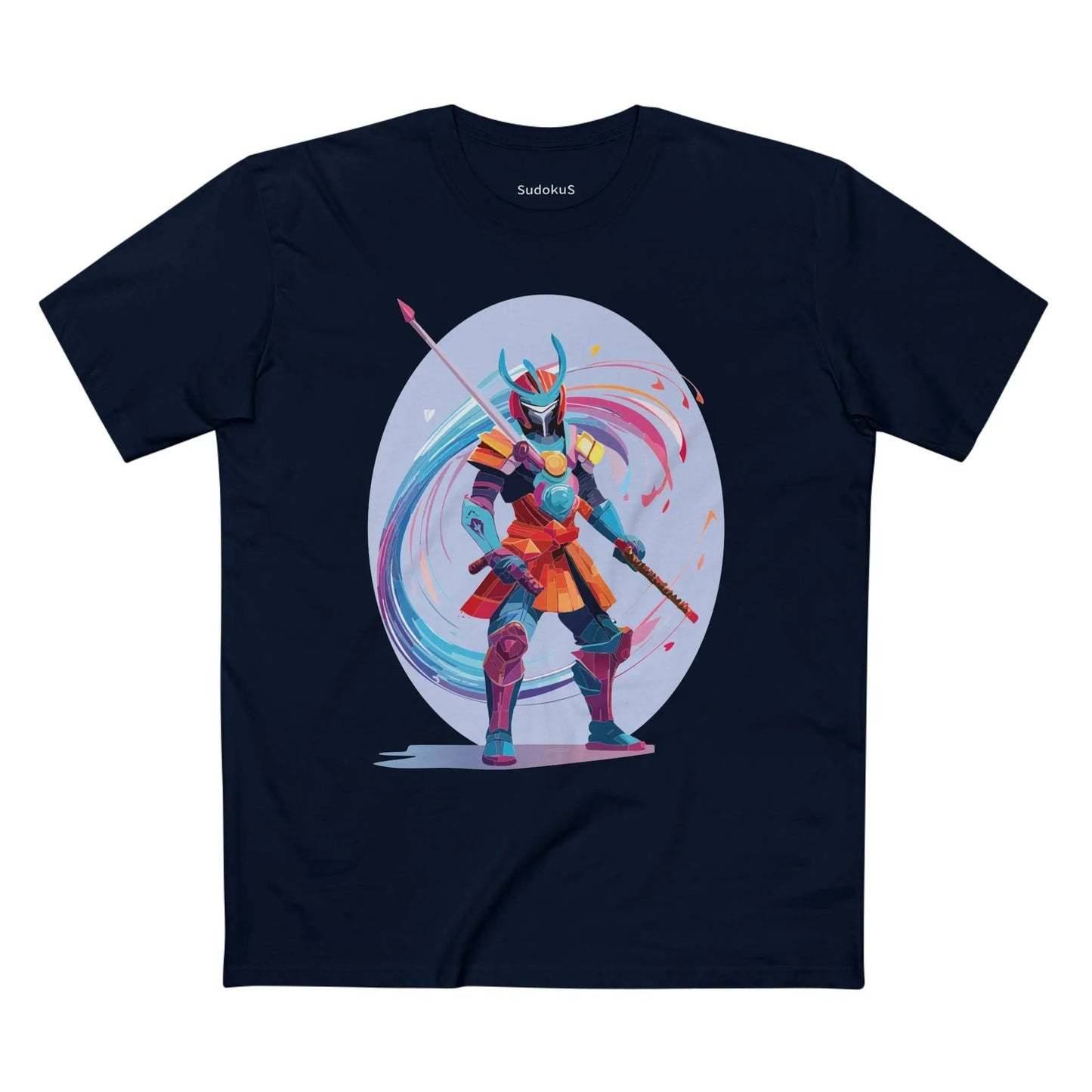Samurai Graphic Unisex 100 Cotton Staple Tee 19