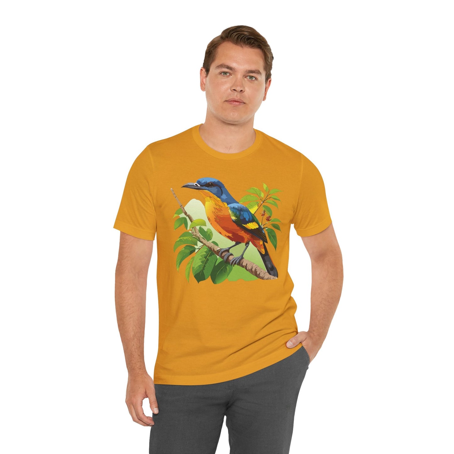 Unisex Animal Design Tee Shirt With Wildlife Graphics For Casual Everyday Wear And Comfort