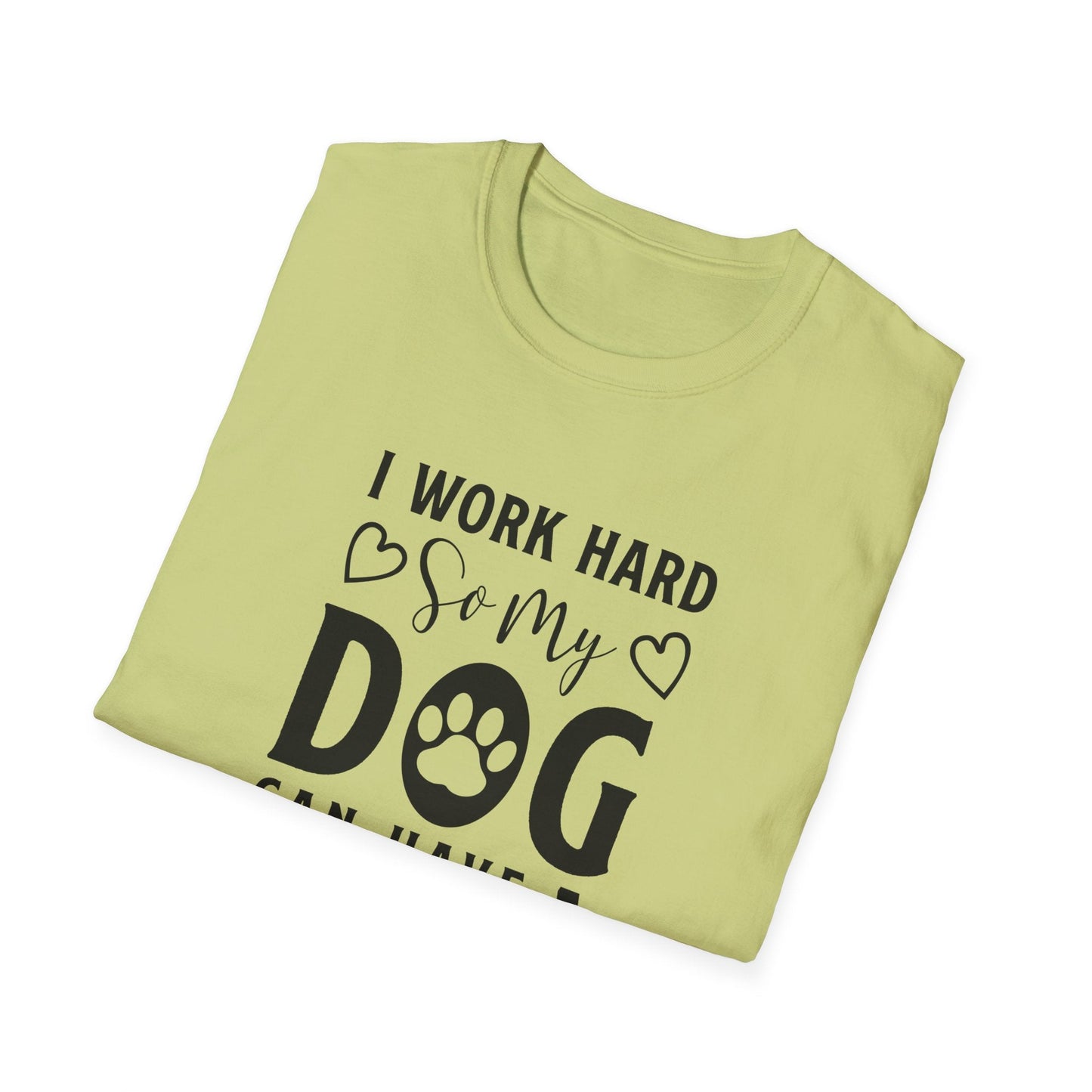 Dog Slogan T Shirts With Funny Words Unisex Tee Shirt Cute Quotes Gildan Softstyle 64000 Cotton