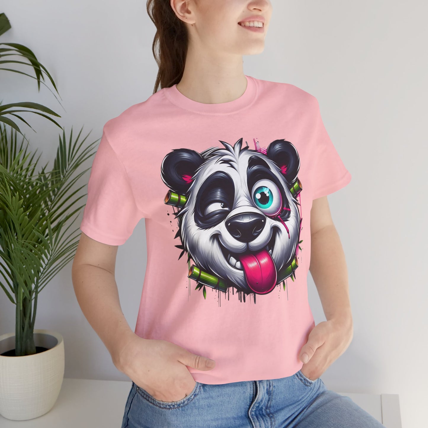 DiDi Panda Shirt, Funny Animal T-Shirt, Cartoon Top, Funny Panda Tee Shirt, Animal Tees, Art Design T-Shirt, Graphic Tee