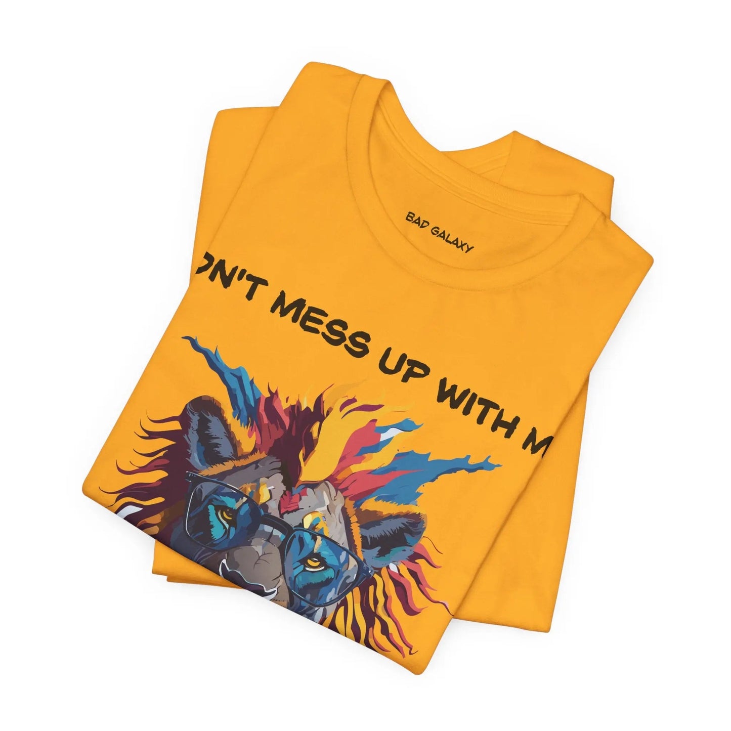 Animal T Shirt From Bad Galaxy Made To Order 100 Percent Cotton Eco Friendly Ink Free Shipping