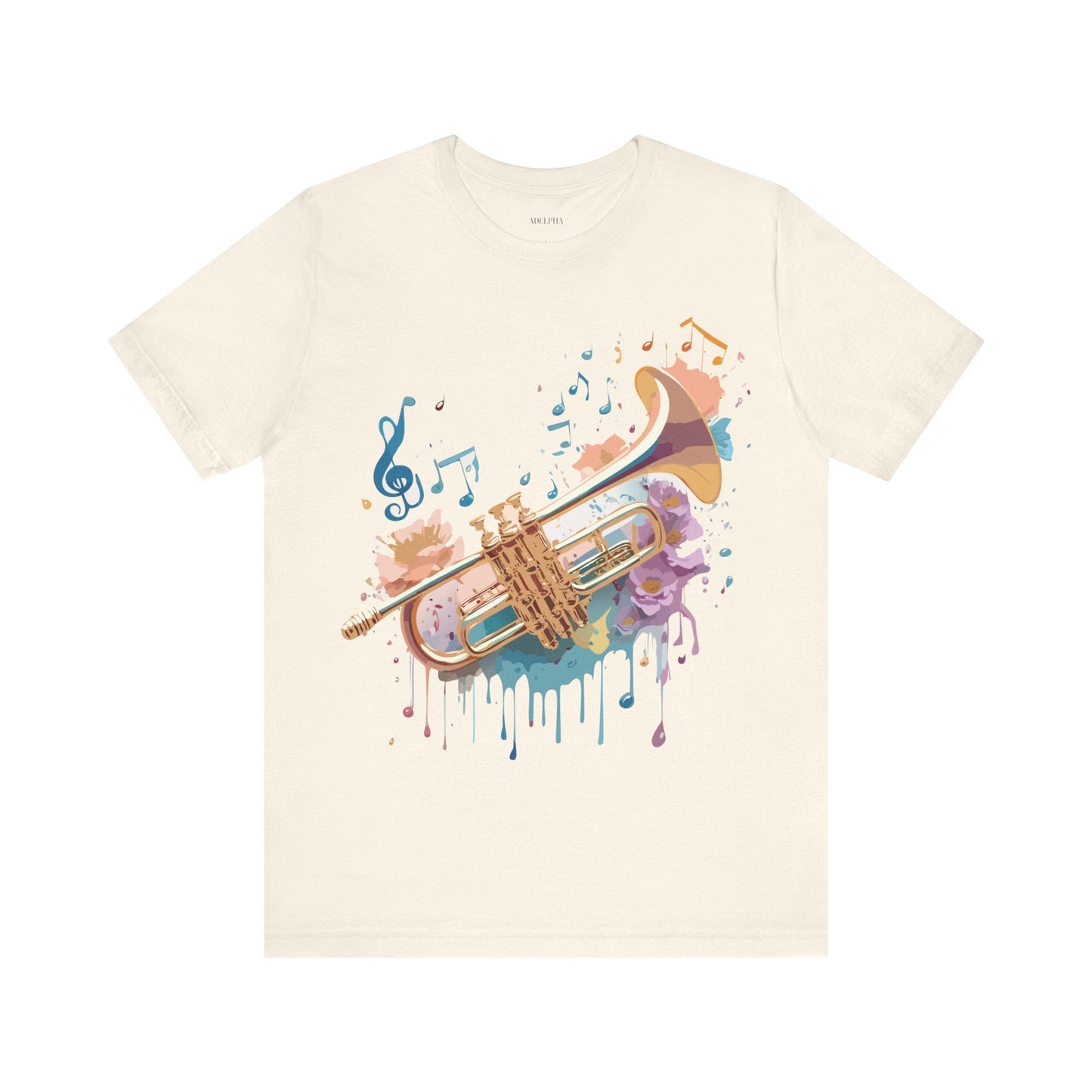 Music Graphic T Shirt Unisex Vintage Inspired Art Tee Adelpha Short Sleeve Design