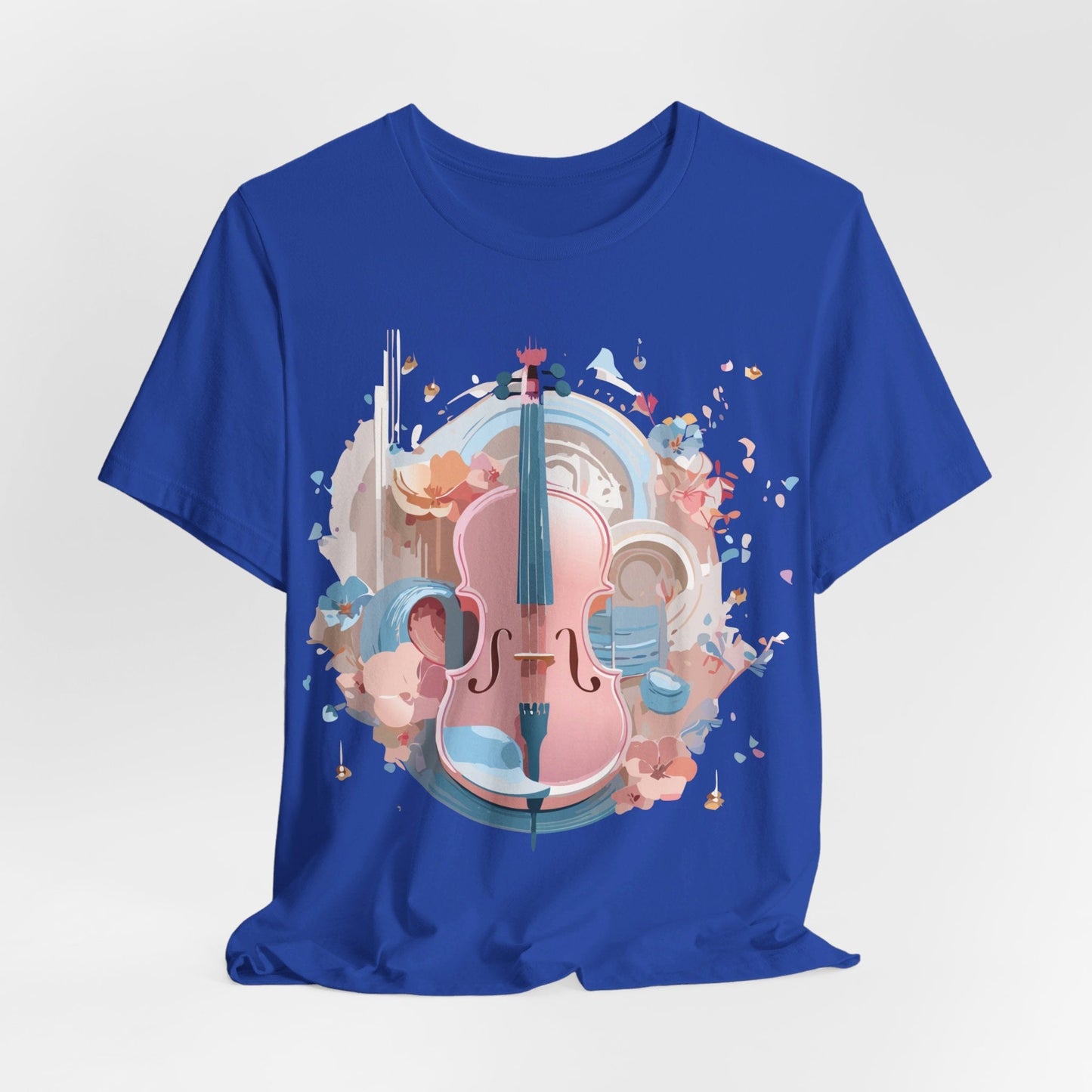 Music T Shirt Unisex Graphic Tee By Adelpha Art Design Vintage Inspired Short Sleeve