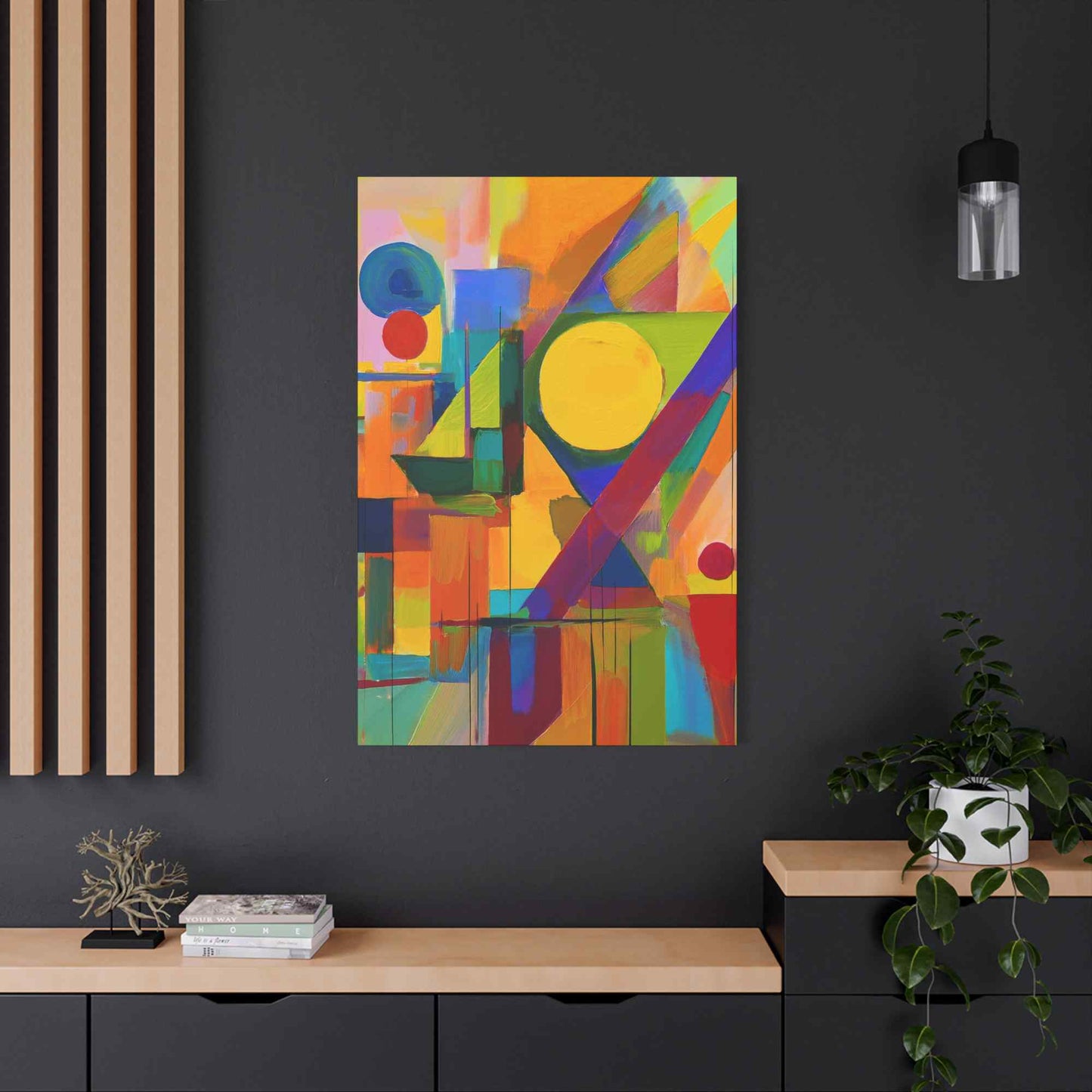 Abstract Painting Print Canvas 20x24,20x30,24x30, 24x32,24x36,30x40, 32x48,36x48,40x60 Pine-Wood Inner Frame ABS-10