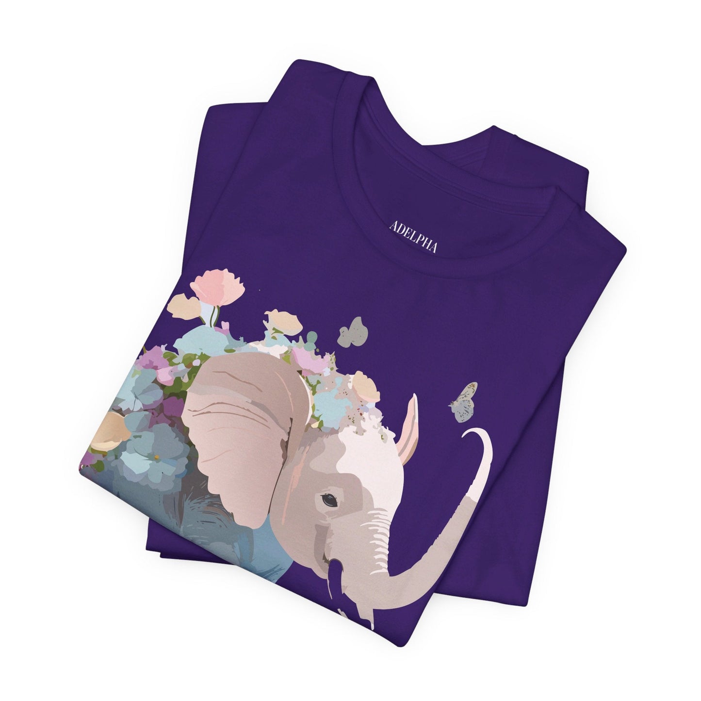 Elephant Graphic Tee Unisex Vintage Inspired Artwork Premium Adelpha Jersey Short Sleeve