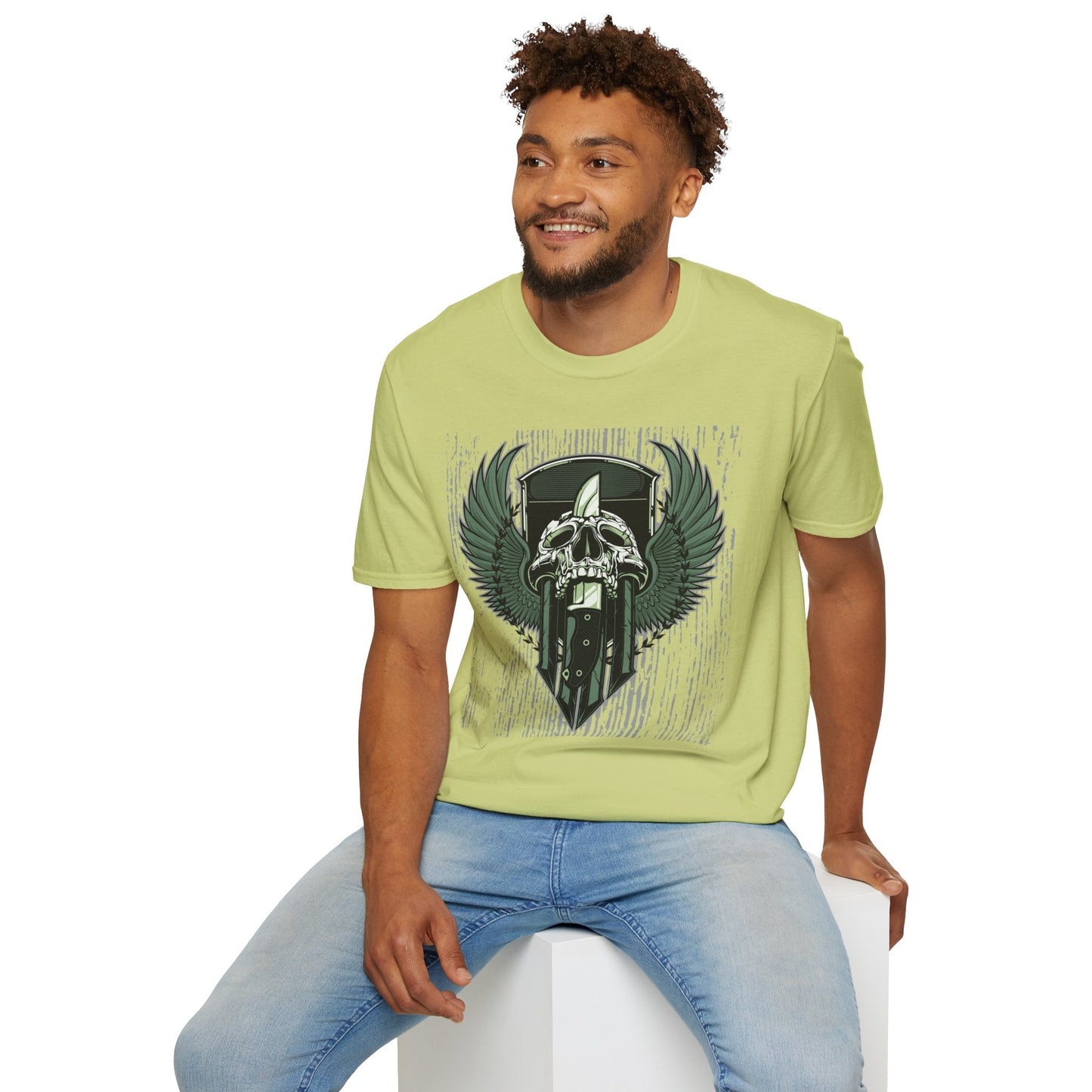 Art Graphic T Shirt Unisex Softstyle Gildan 64000 Cotton Tee With Graphic Design