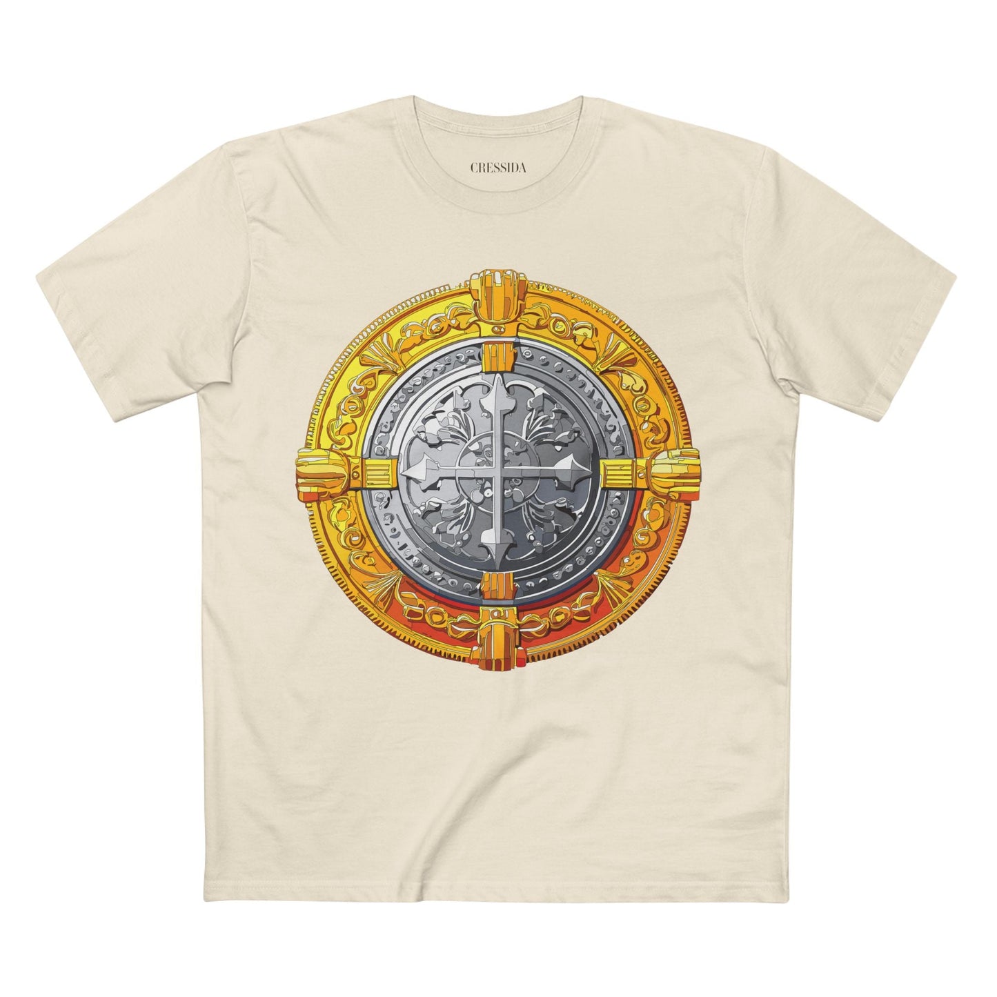 Antique Gold Coin Graphic Design T-Shirt Unisex 100 Cotton With Golden Print Artwork Tee 14