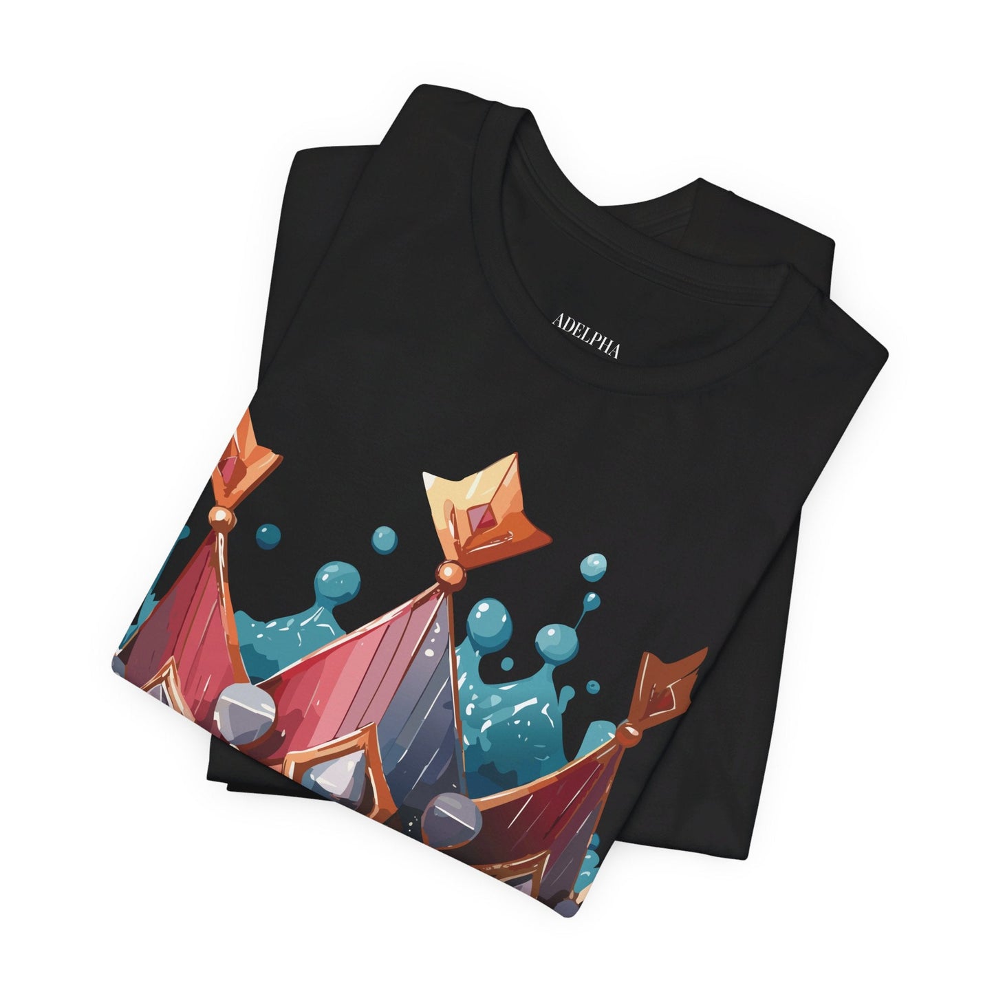 Crown Graphic Unisex 100 Cotton Vintage Artwork Tee 7