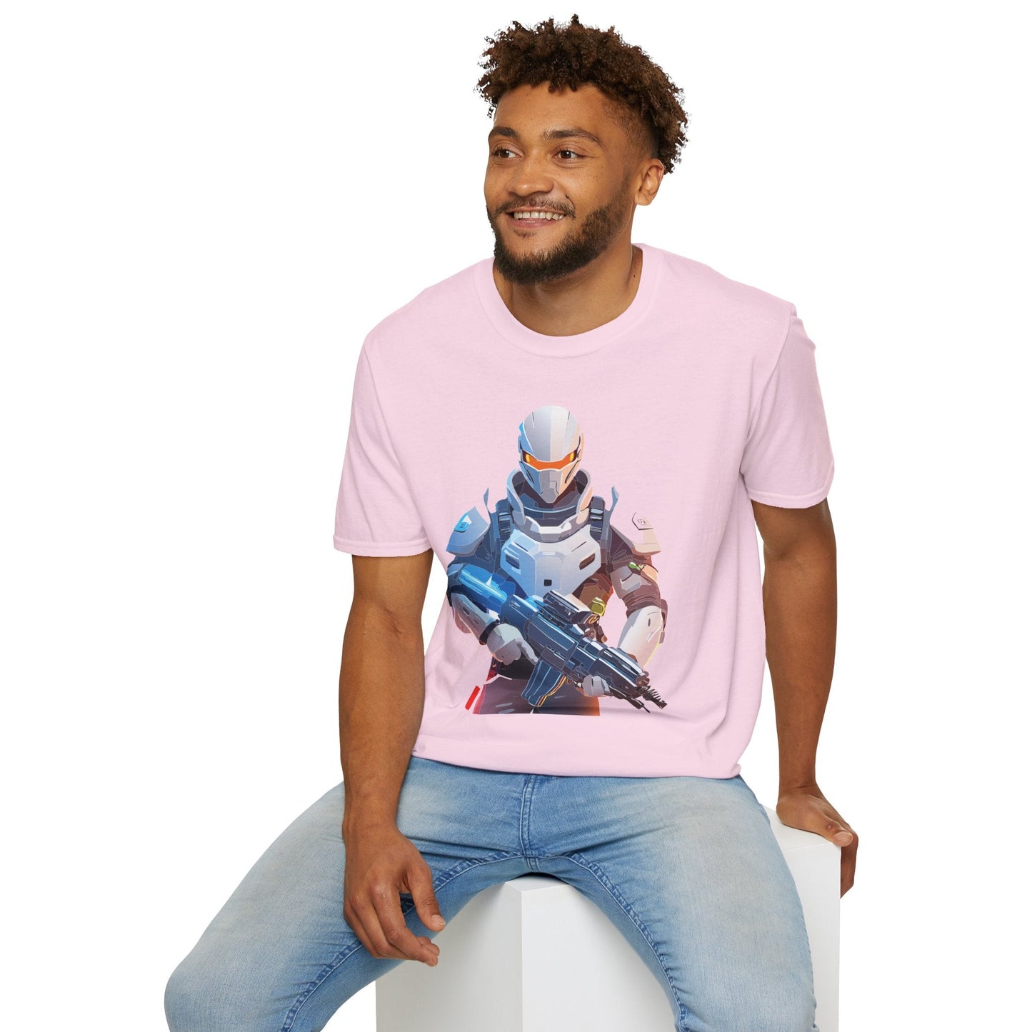 Robocop T Shirt Unisex Softstyle Ring Spun Cotton Tee With Robocop Art Design Premium Comfort