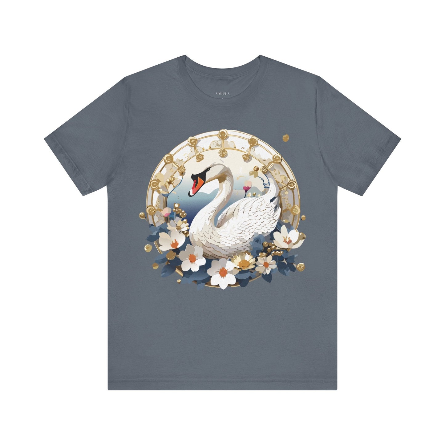 Medallion Graphic Unisex 100 Cotton Vintage Animal Medal Artwork Tee 44