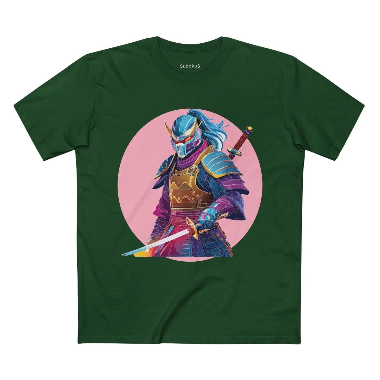 Samurai Graphic Unisex 100 Cotton Staple Tee 3