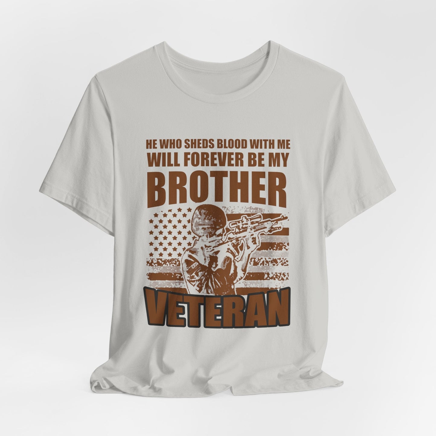 Army Veteran Patriotic Graphic Design Unisex Cotton T-Shirt v47
